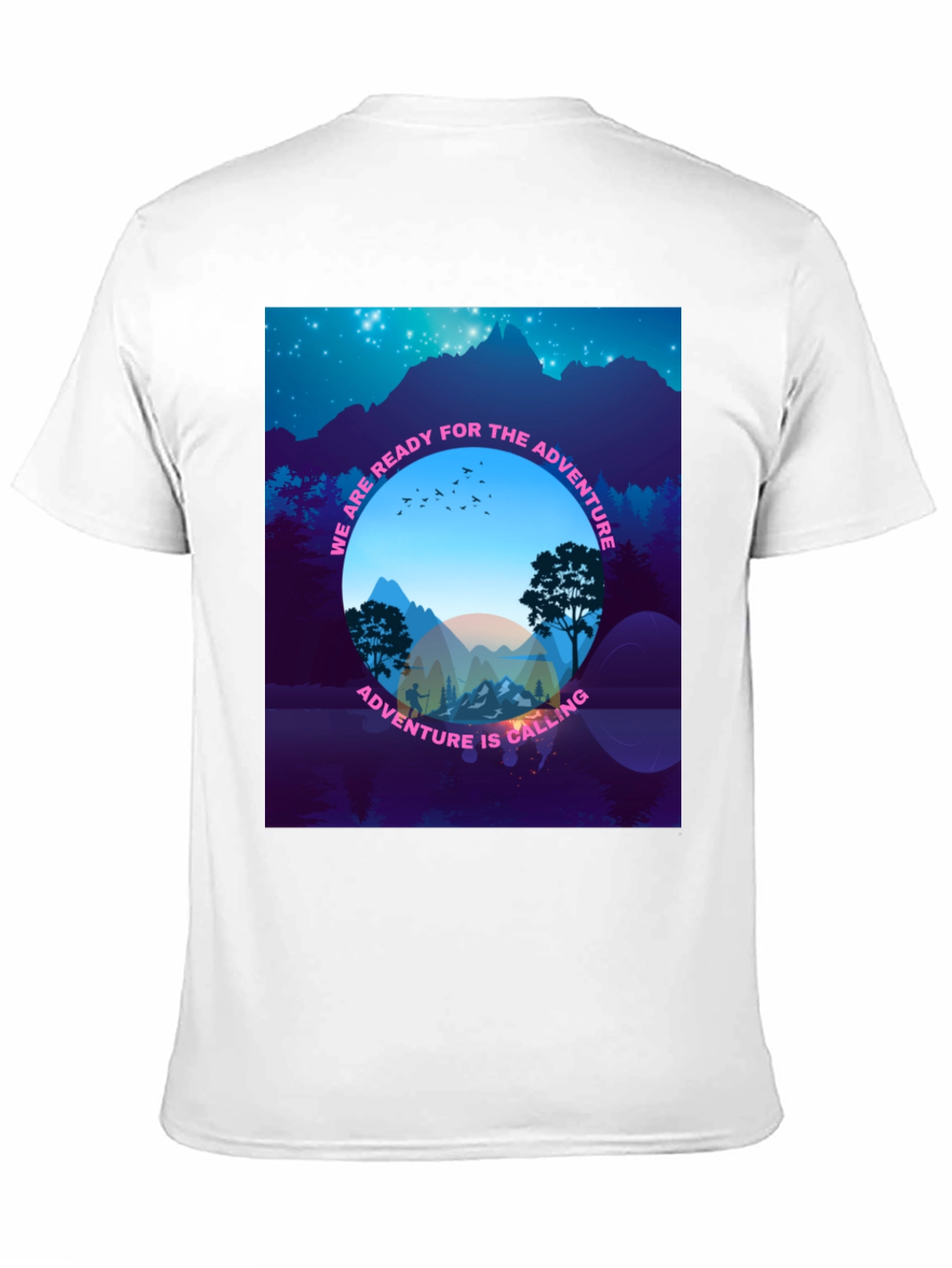 Black Adventure Calling T-Shirt - Ready for the Outdoors view 11