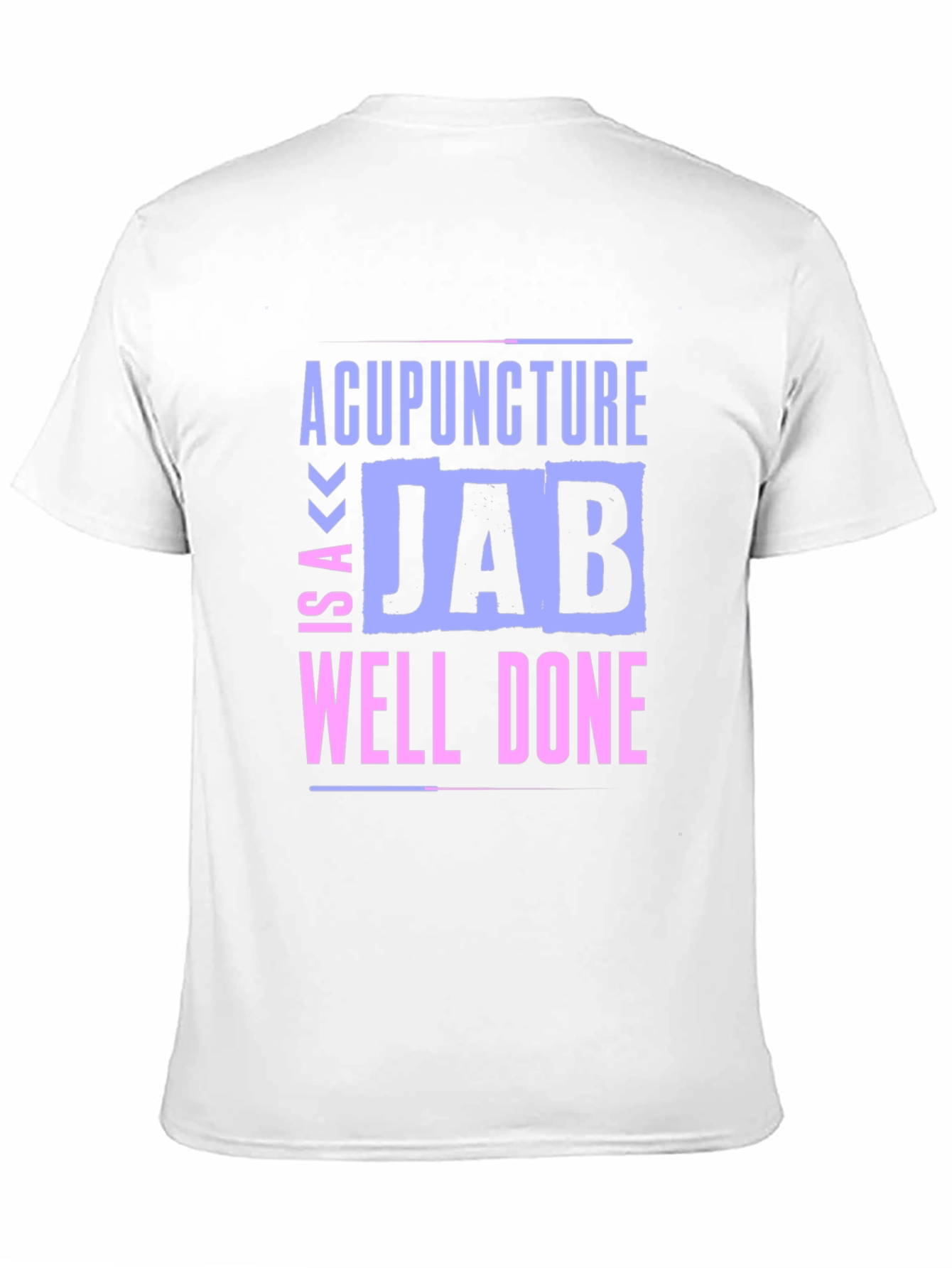 Black Acupuncture Well Done Black Graphic Tee view 11