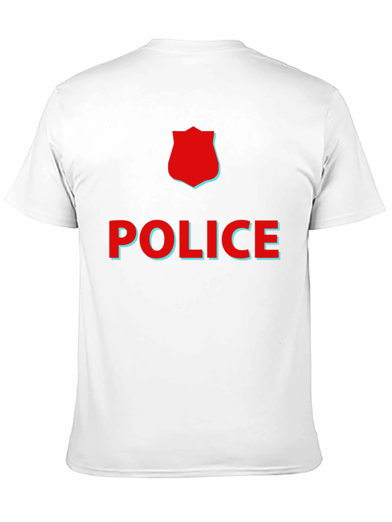 Black Novelty Police Graphic Tee view 11