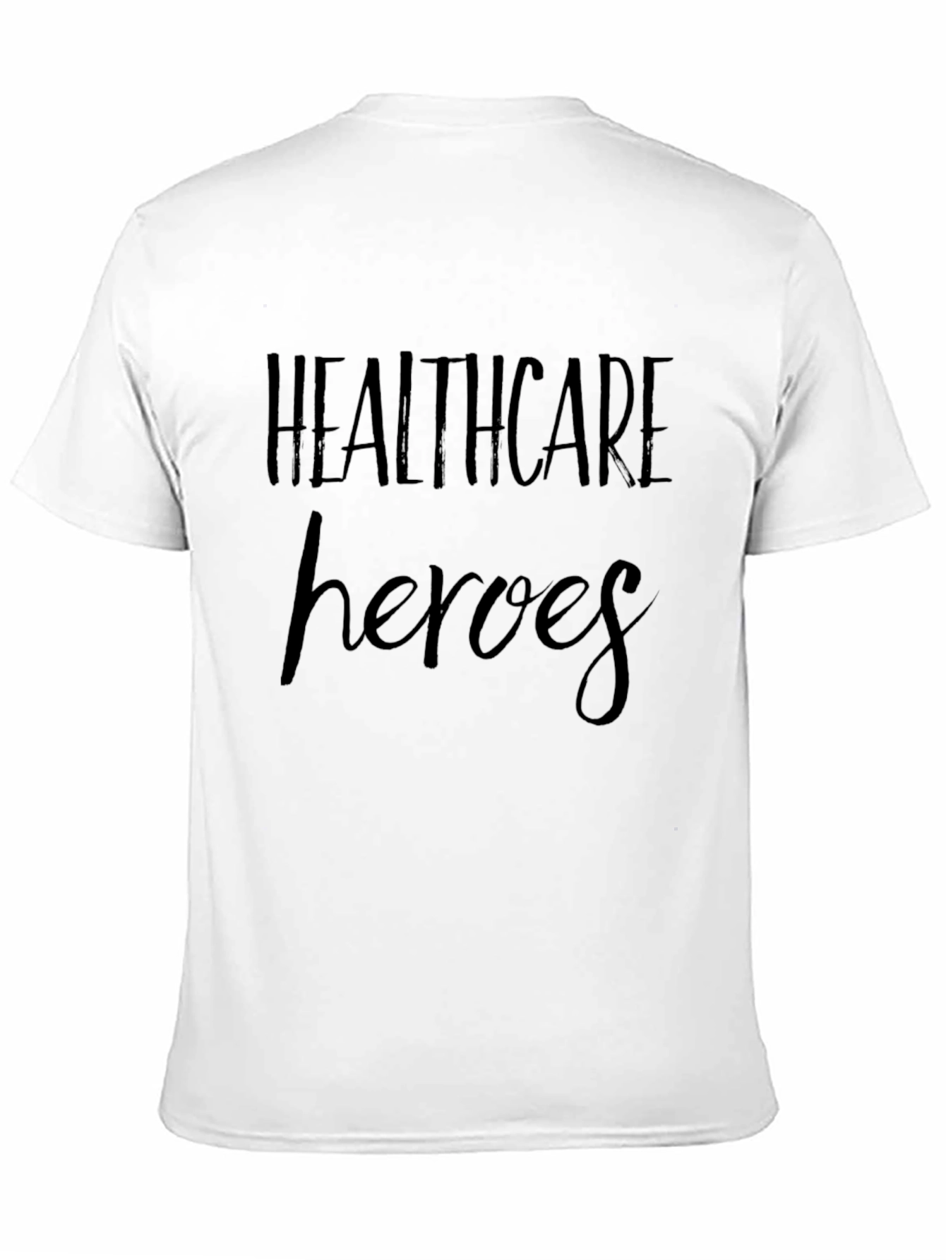 Black Healthcare Heroes Graphic T-Shirt view 11