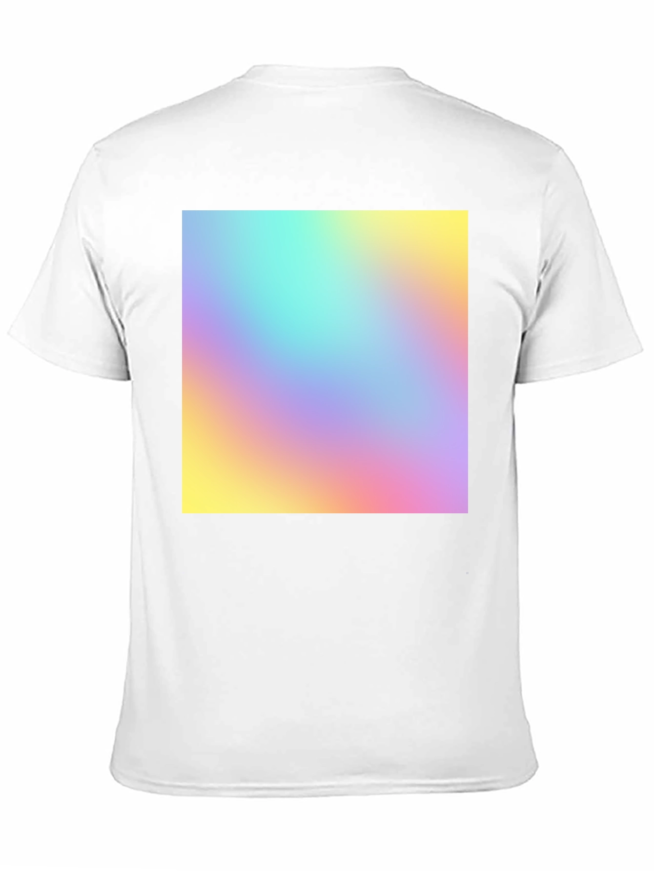 Black Vibrant Gradient T-Shirt view 11