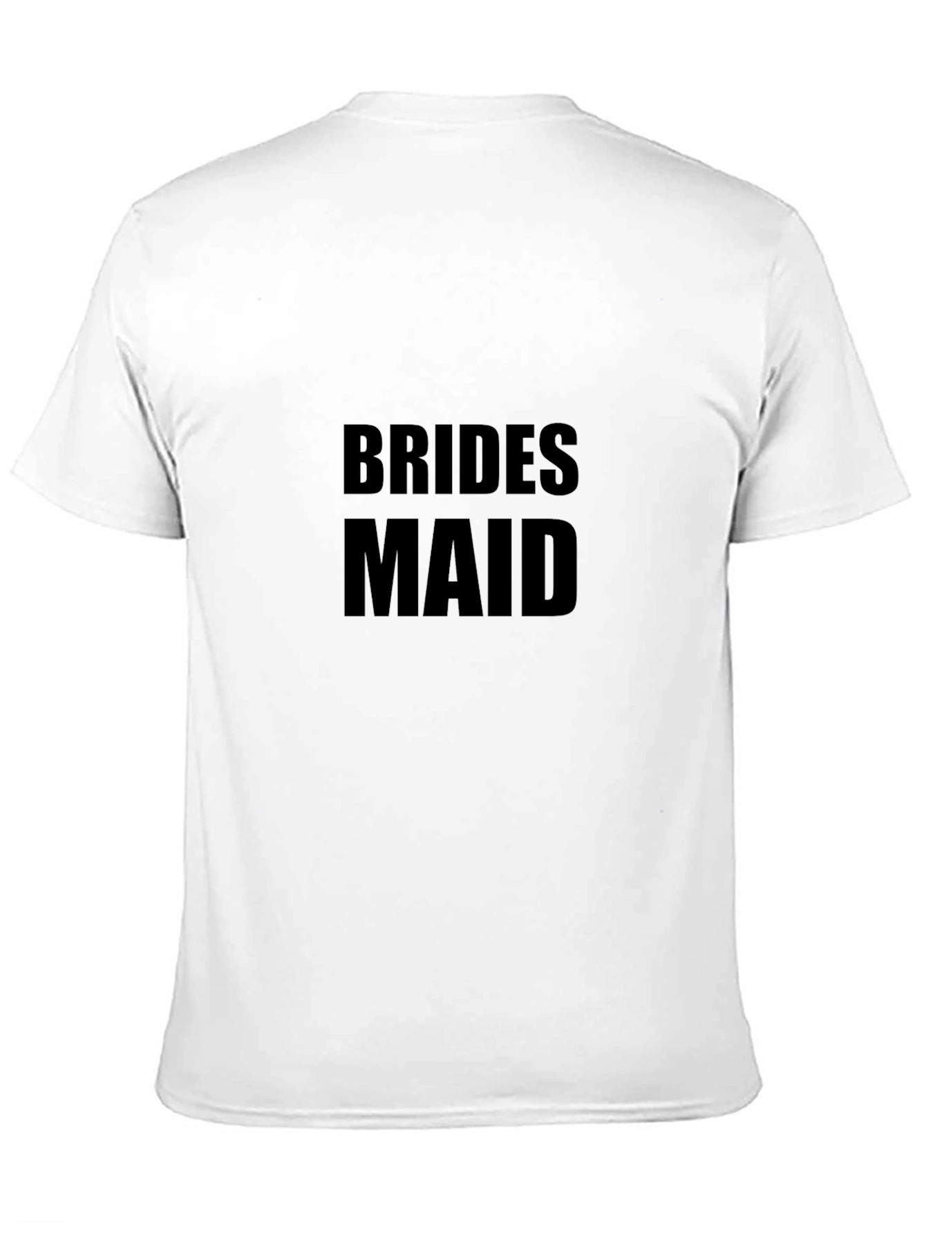 Black Bridesmaid Crew Tee - Wedding Party Shirt view 11