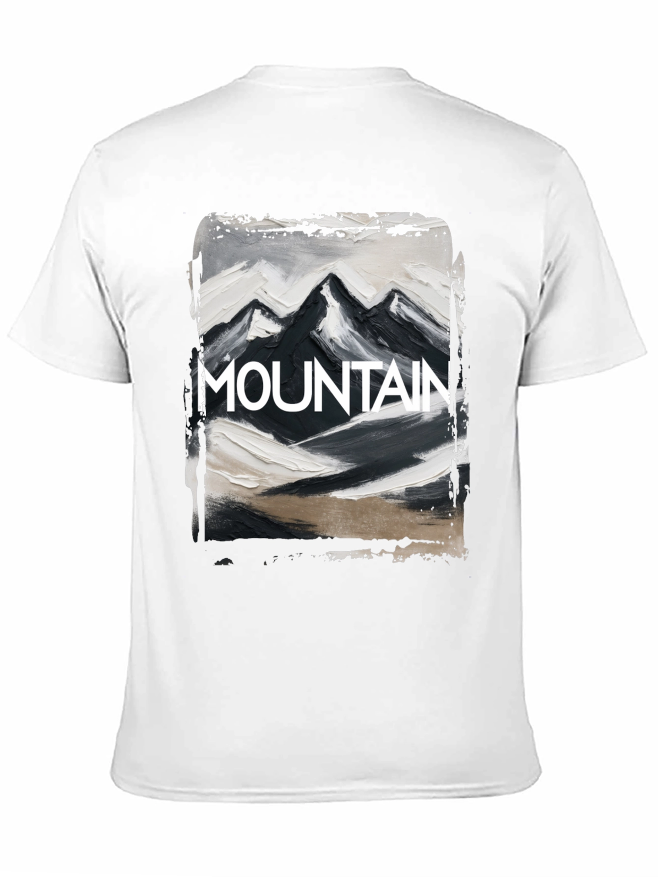 Black Mountain Graphic Tee - Black Cotton Blend view 11