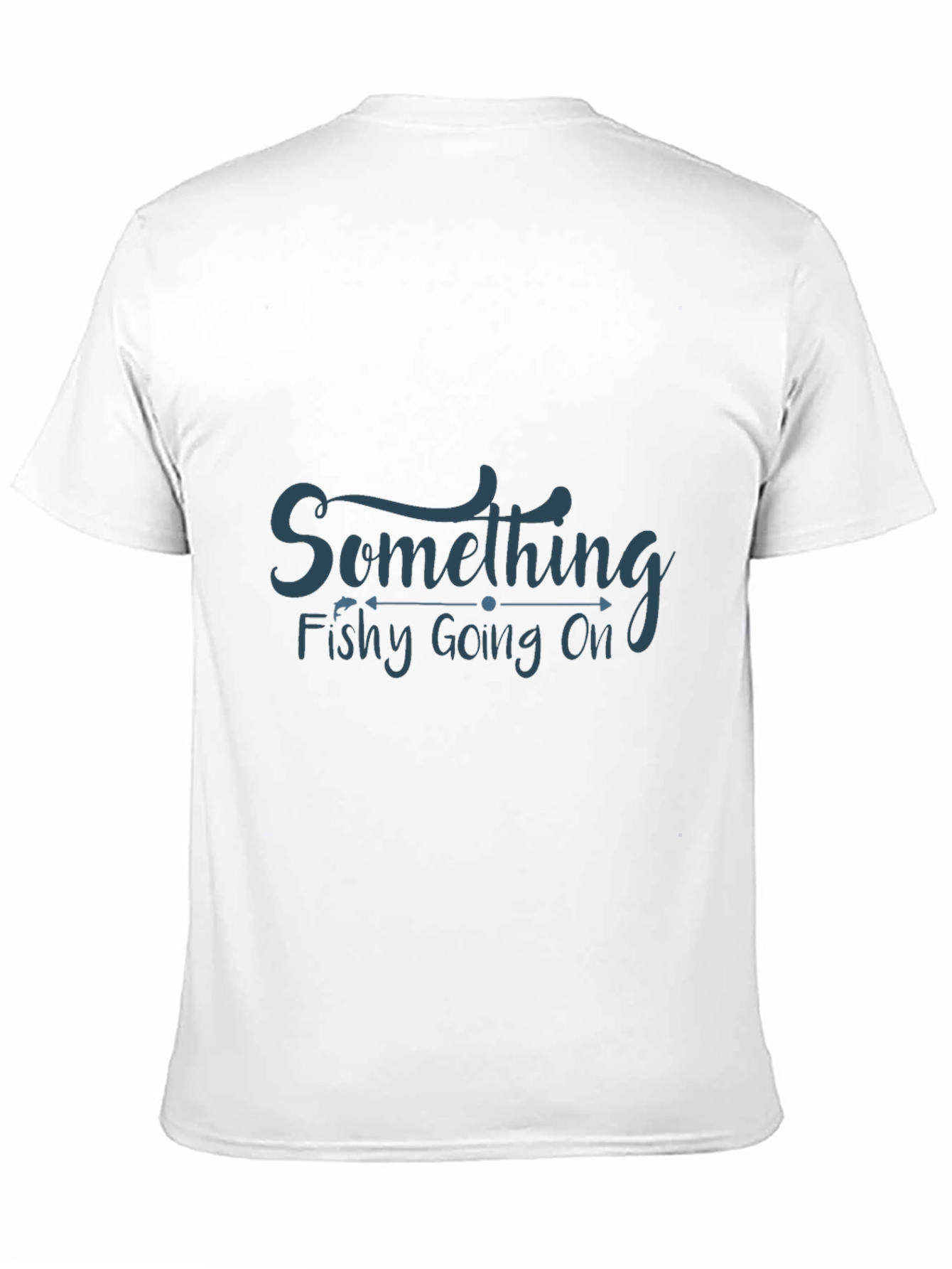 Black Something Fishy Tee - Stylish & Humorous Graphic T-Shirt view 11