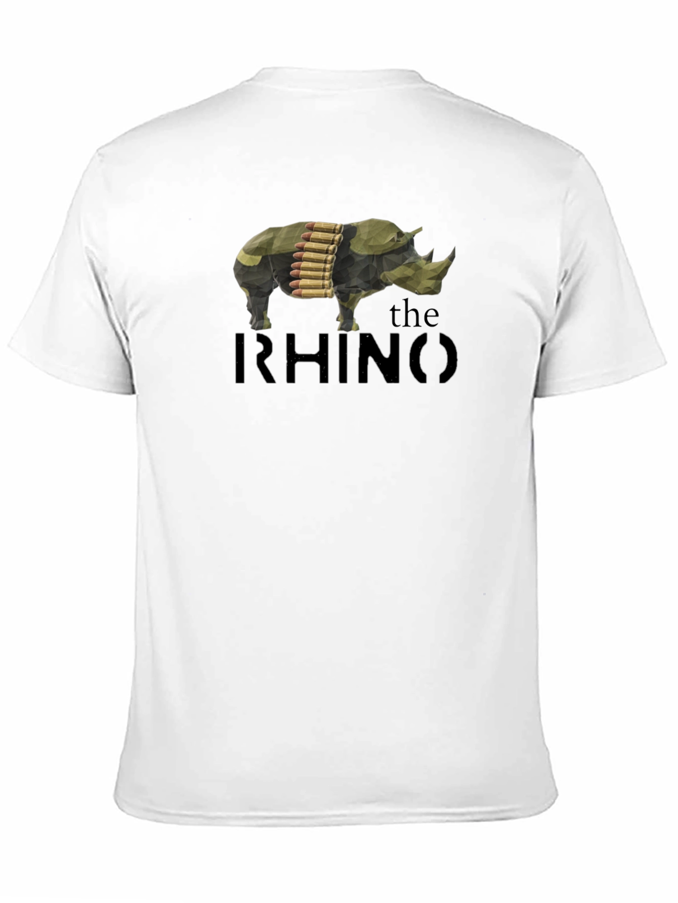 Black The Rhino Graphic T-Shirt - Men's Black Tee view 11