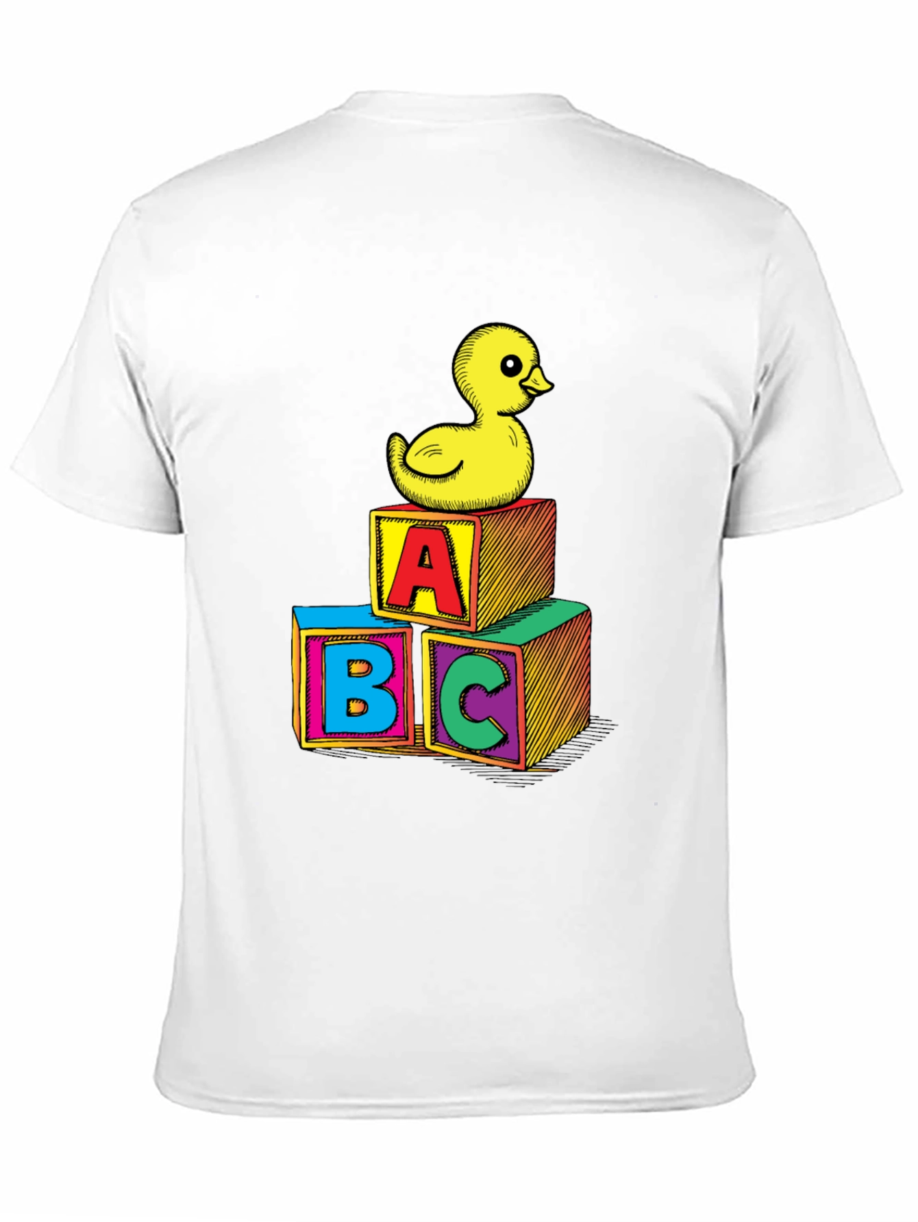 Black Duck & ABC Blocks Graphic Tee view 11