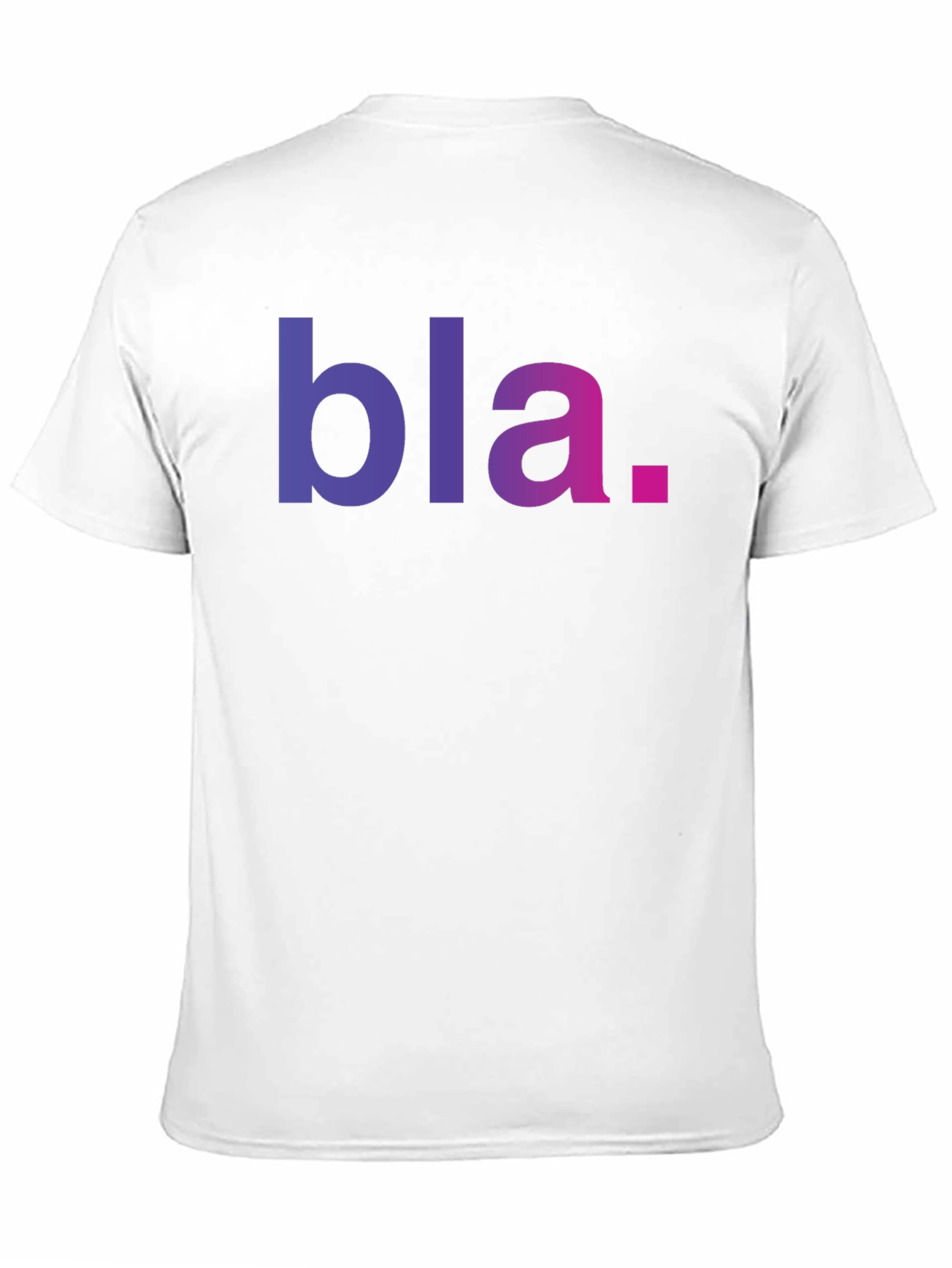 Black Bla Graphic Tee - Black Casual T-Shirt view 11