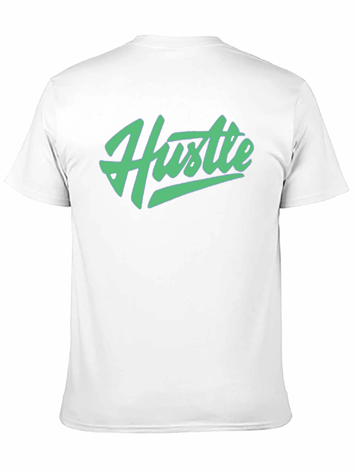 Black Hustle Graphic T-Shirt - Black Crew Neck Tee view 11
