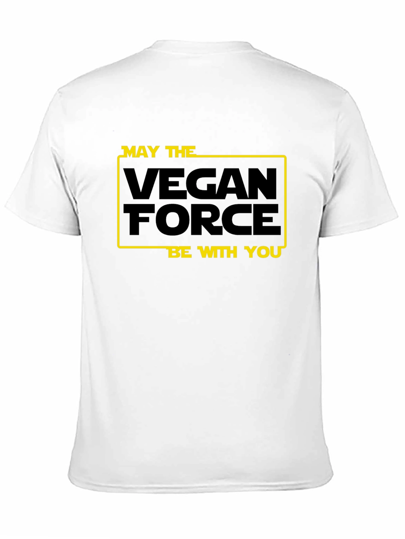 Vegan Force Black T-Shirt - May the Vegan Force Be With You - 11