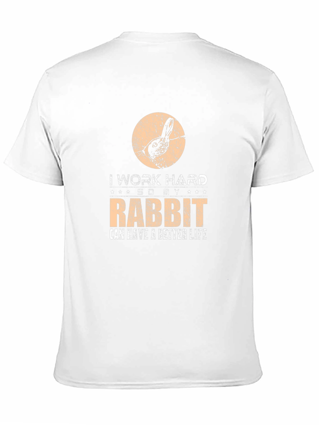 Black Rabbit Lover T-Shirt - I Work Hard So My Rabbit Can Have A Better Life view 11
