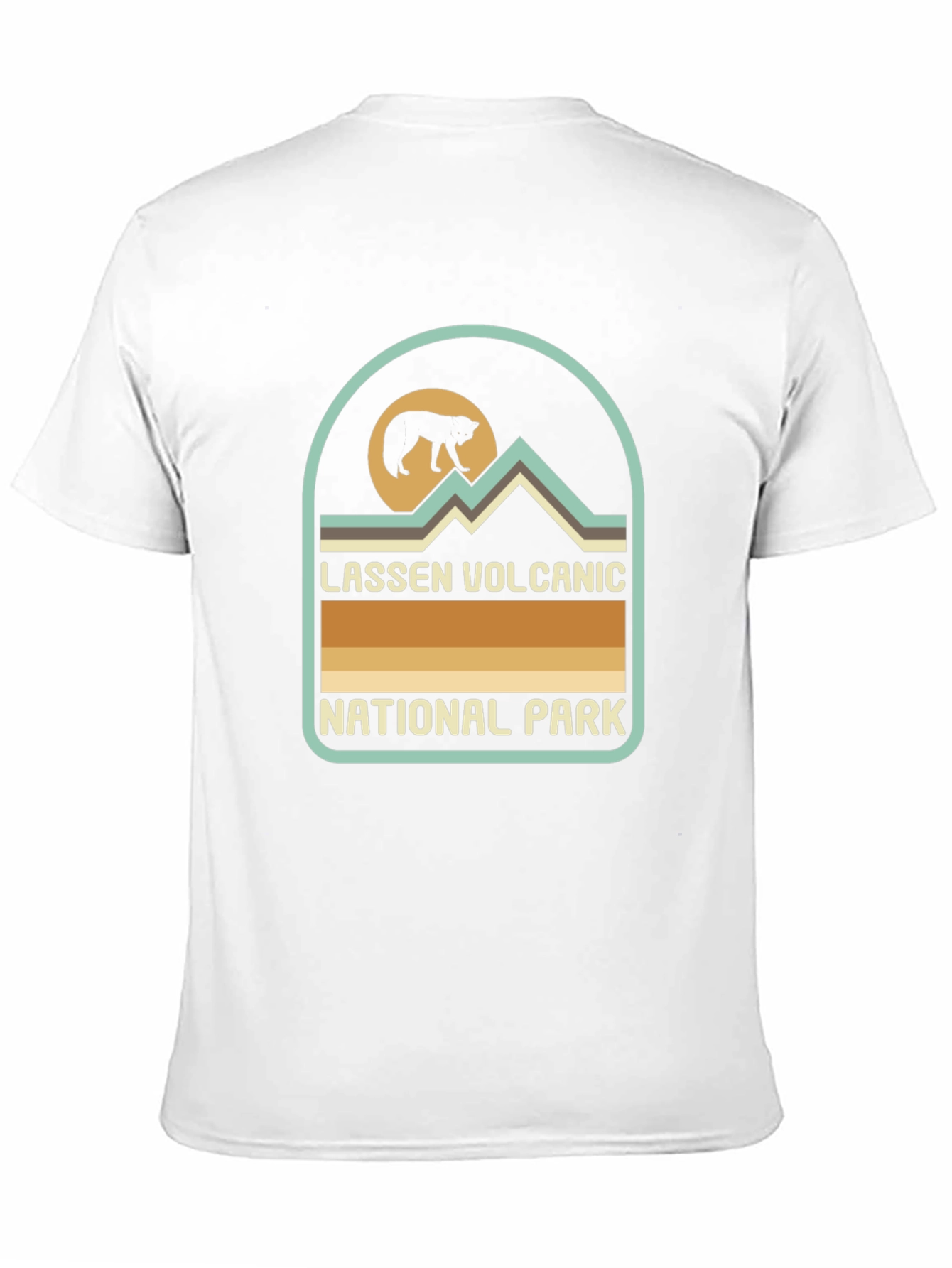 Black Lassen Volcanic National Park Black T-Shirt view 11