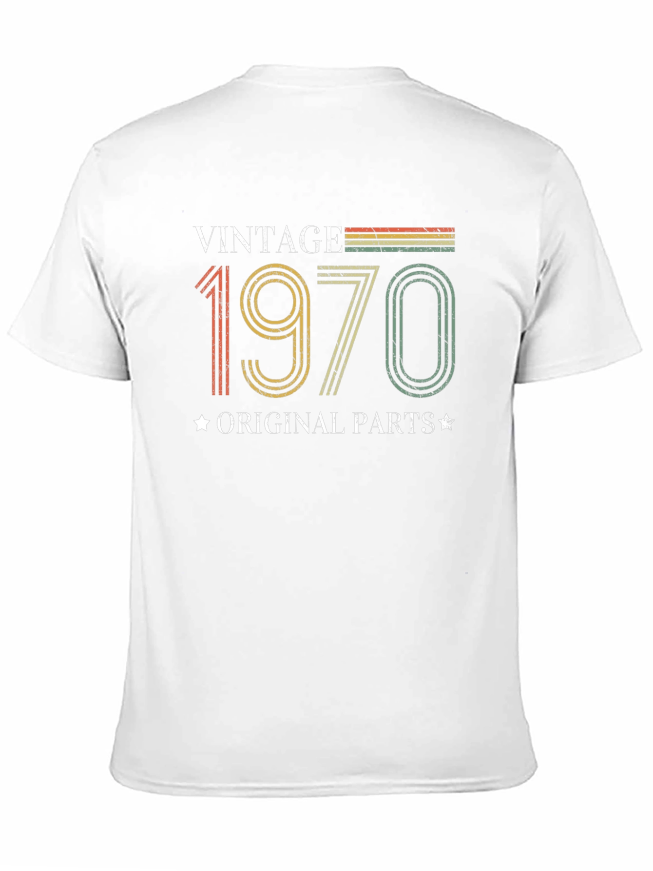 Black Vintage 1970 Original Parts Graphic T-Shirt view 11