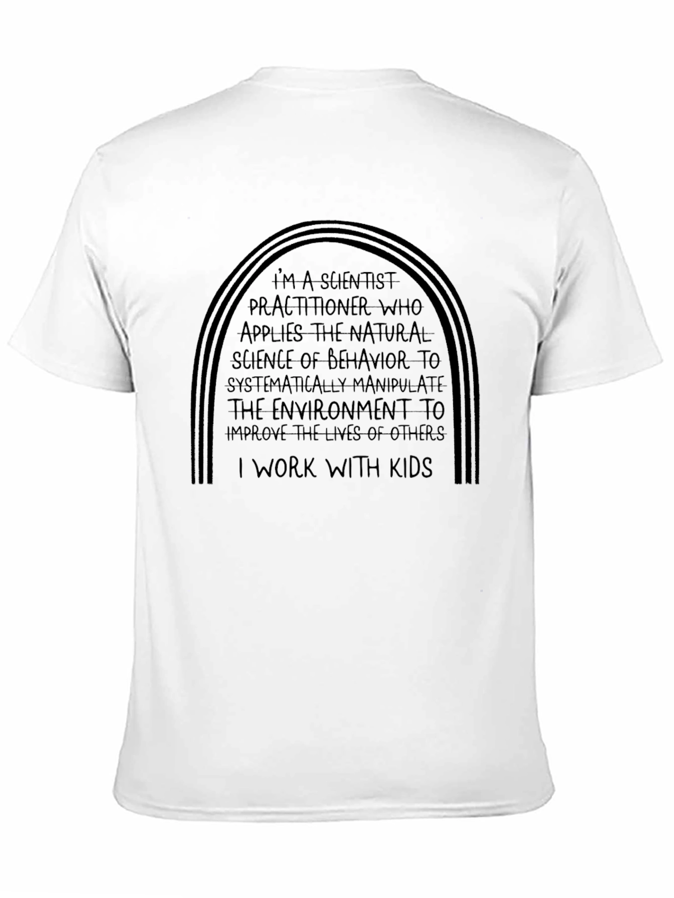 Black Scientist Practitioner Black T-Shirt view 11