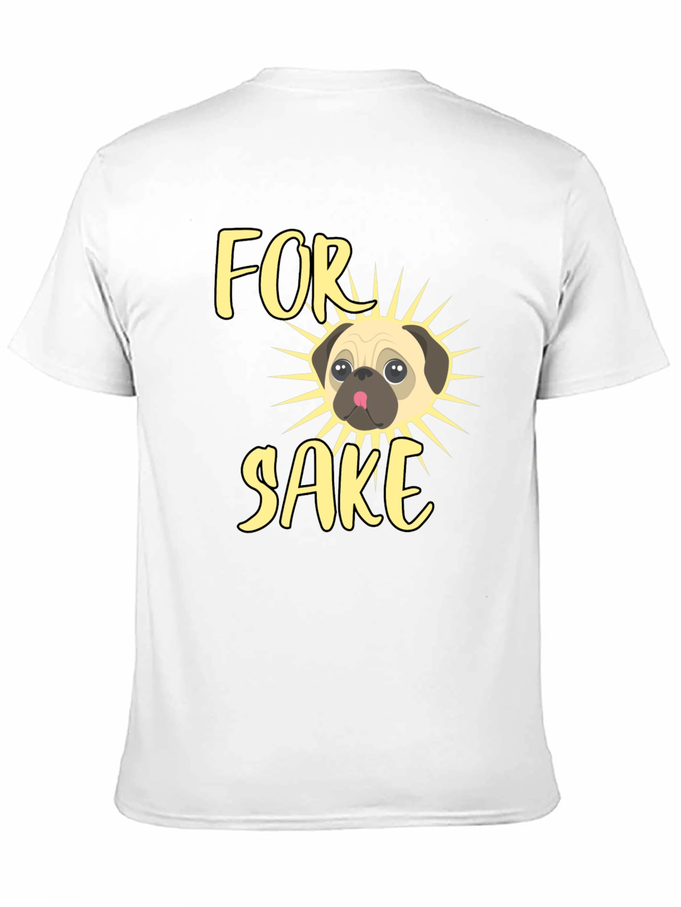 Black For Pug's Sake Men's Graphic Tee view 11