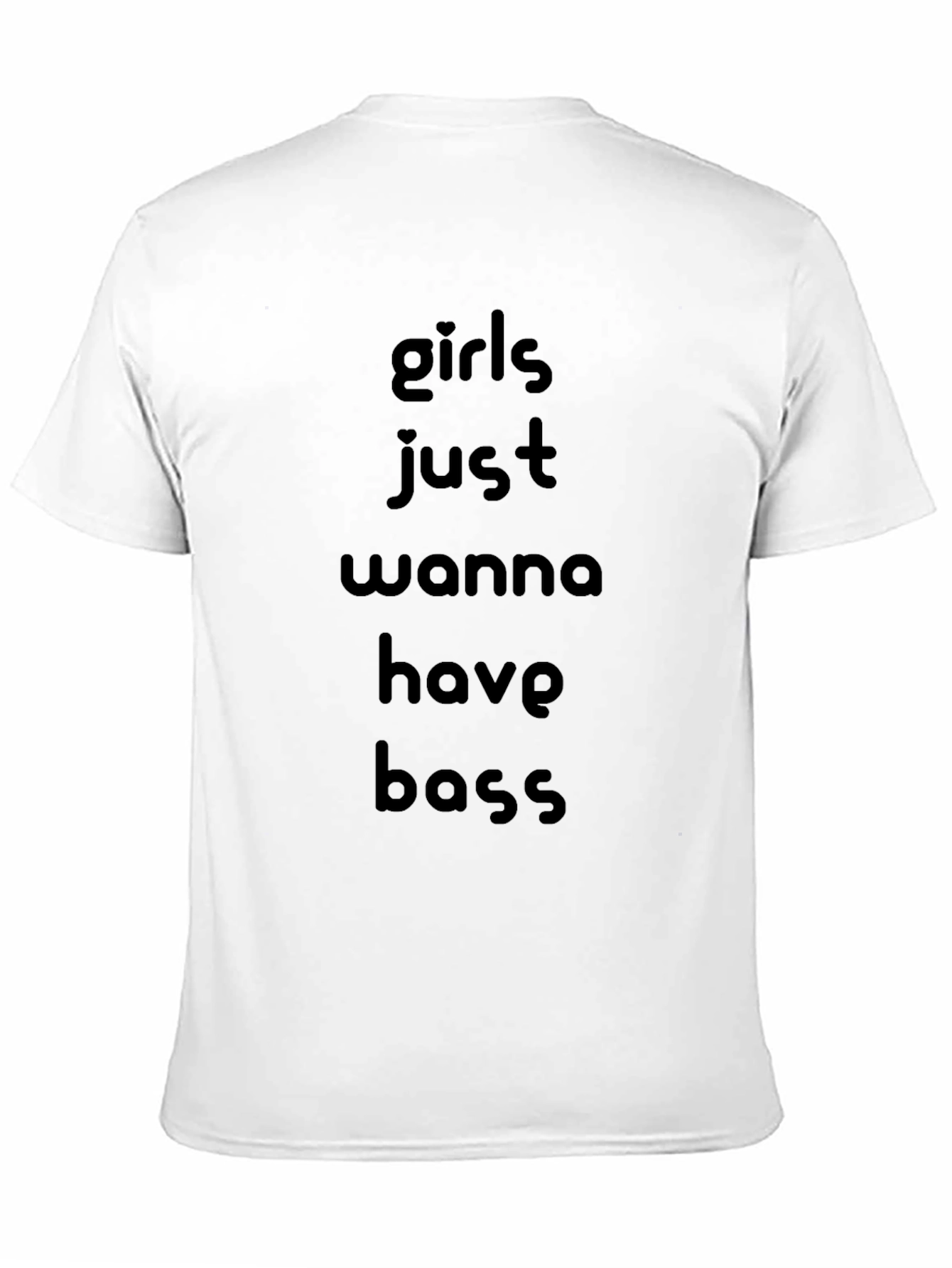 Black Girls Just Wanna Have Bass T-Shirt - Black view 11