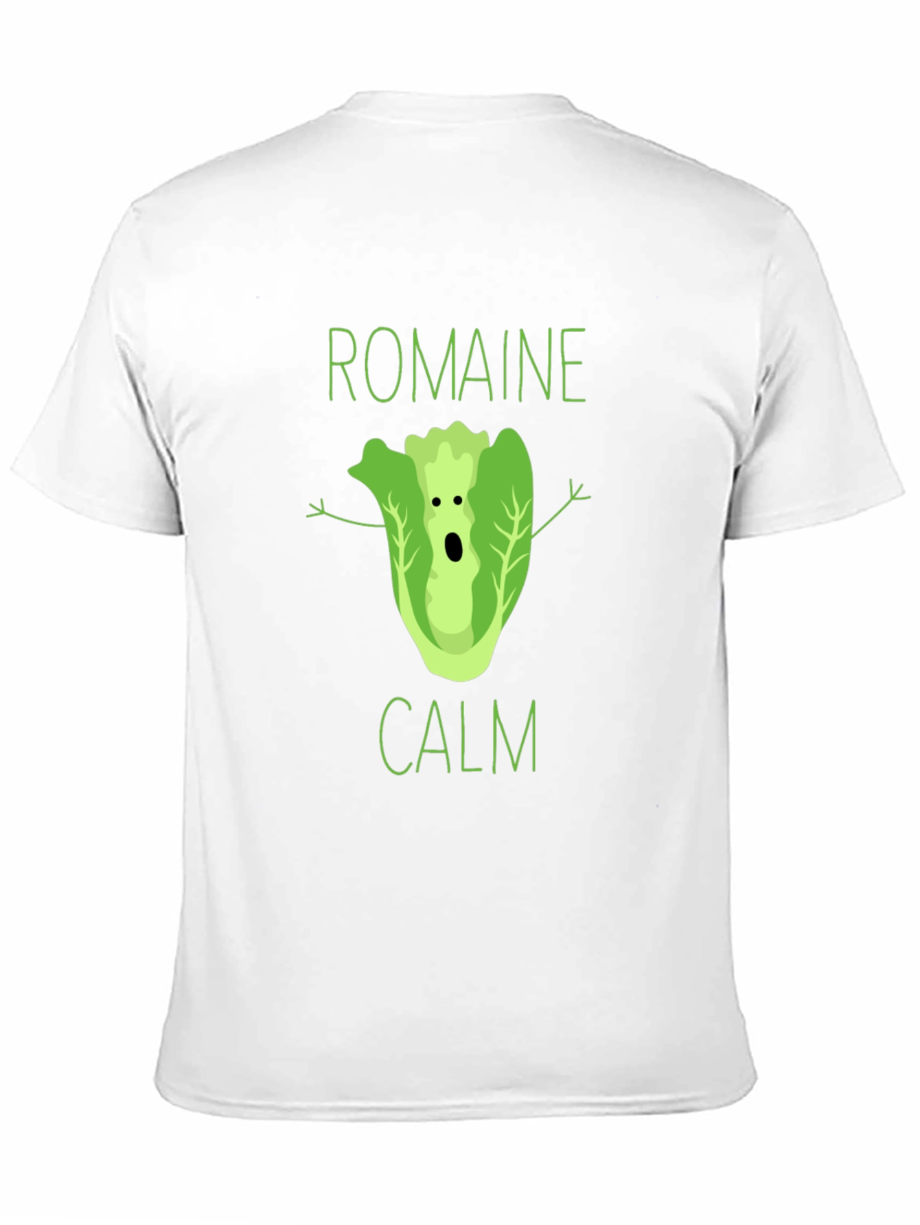 Black Romaine Calm Graphic T-Shirt - Unisex Novelty Tee view 11