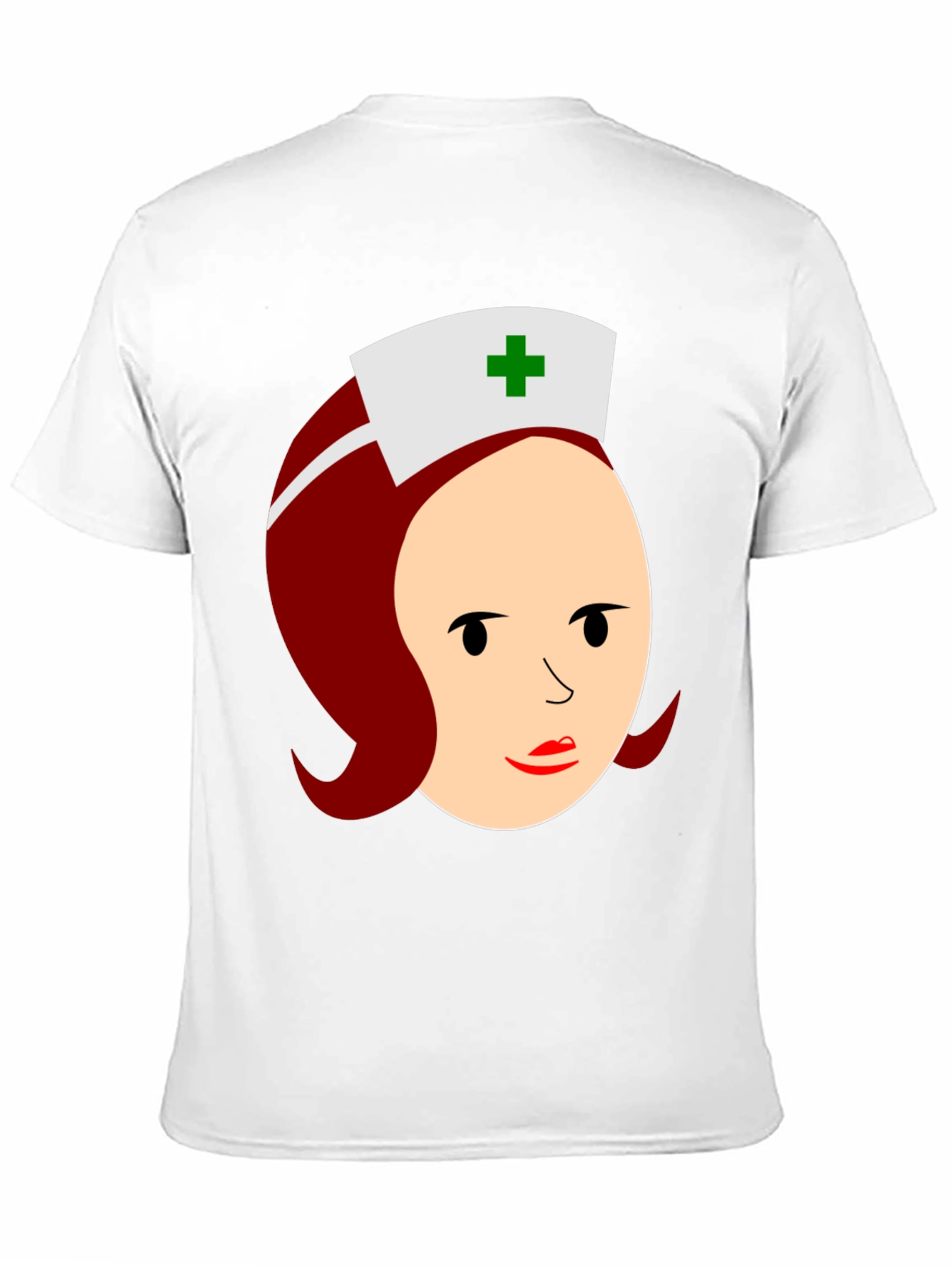 Black Cartoon Nurse Graphic T-Shirt view 11