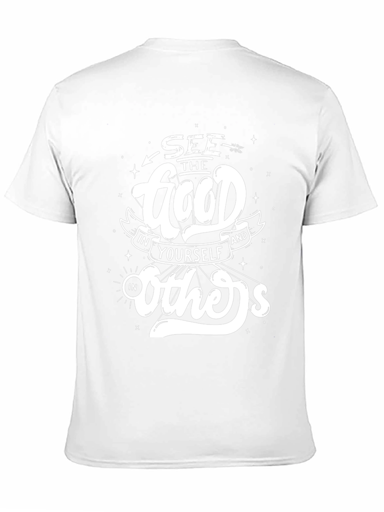 Black Inspirational Graphic Tee - See The Good view 11