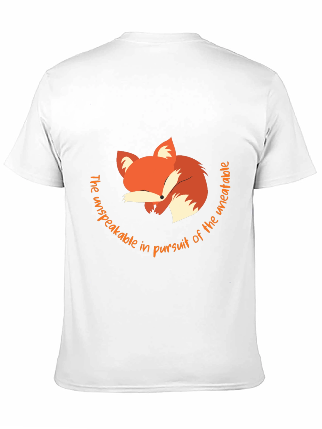 Black Fox Graphic Tee -  Unspeakable Pursuit T-Shirt view 11