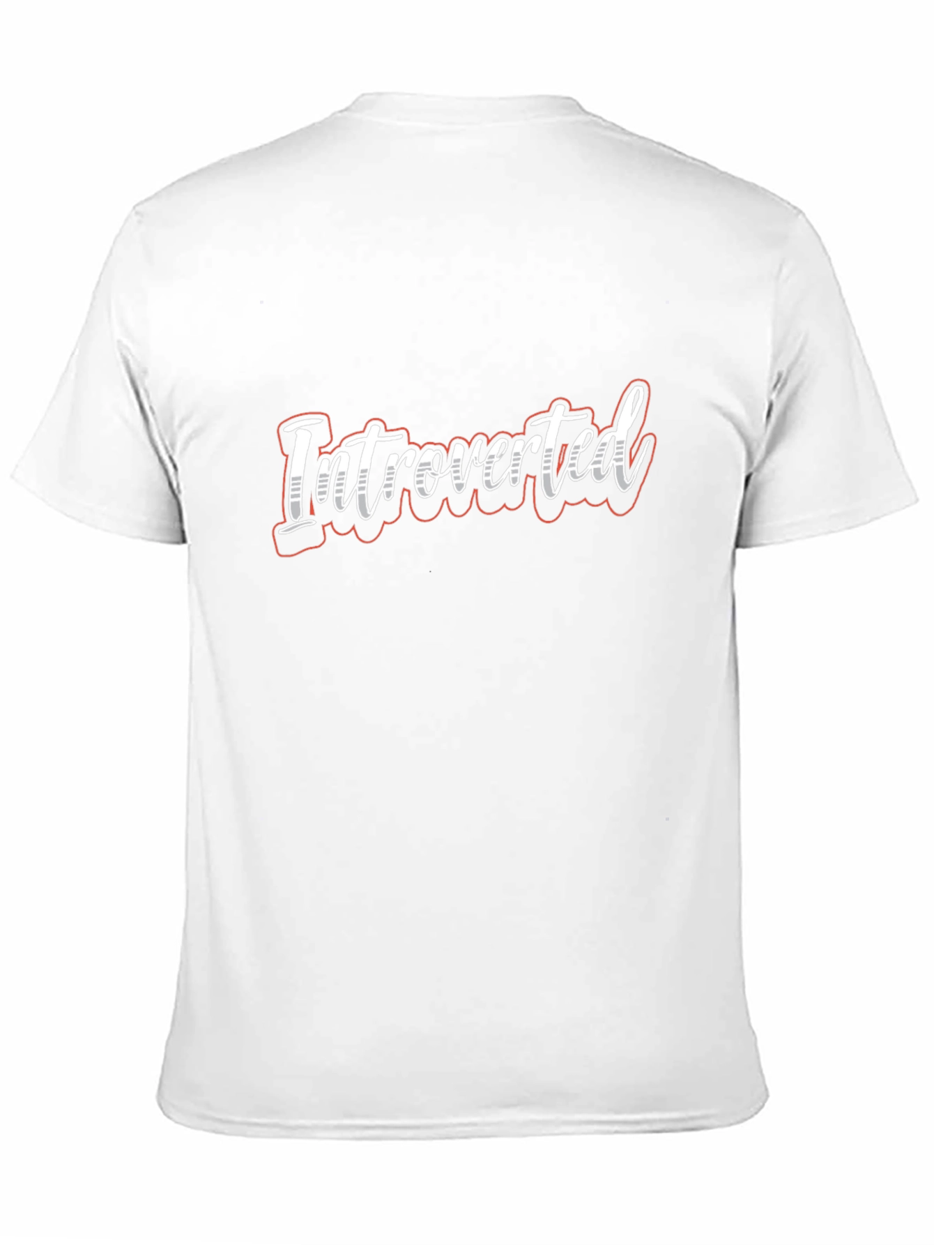 Black Introverted T-Shirt - Soft Cotton Blend Casual Tee view 11