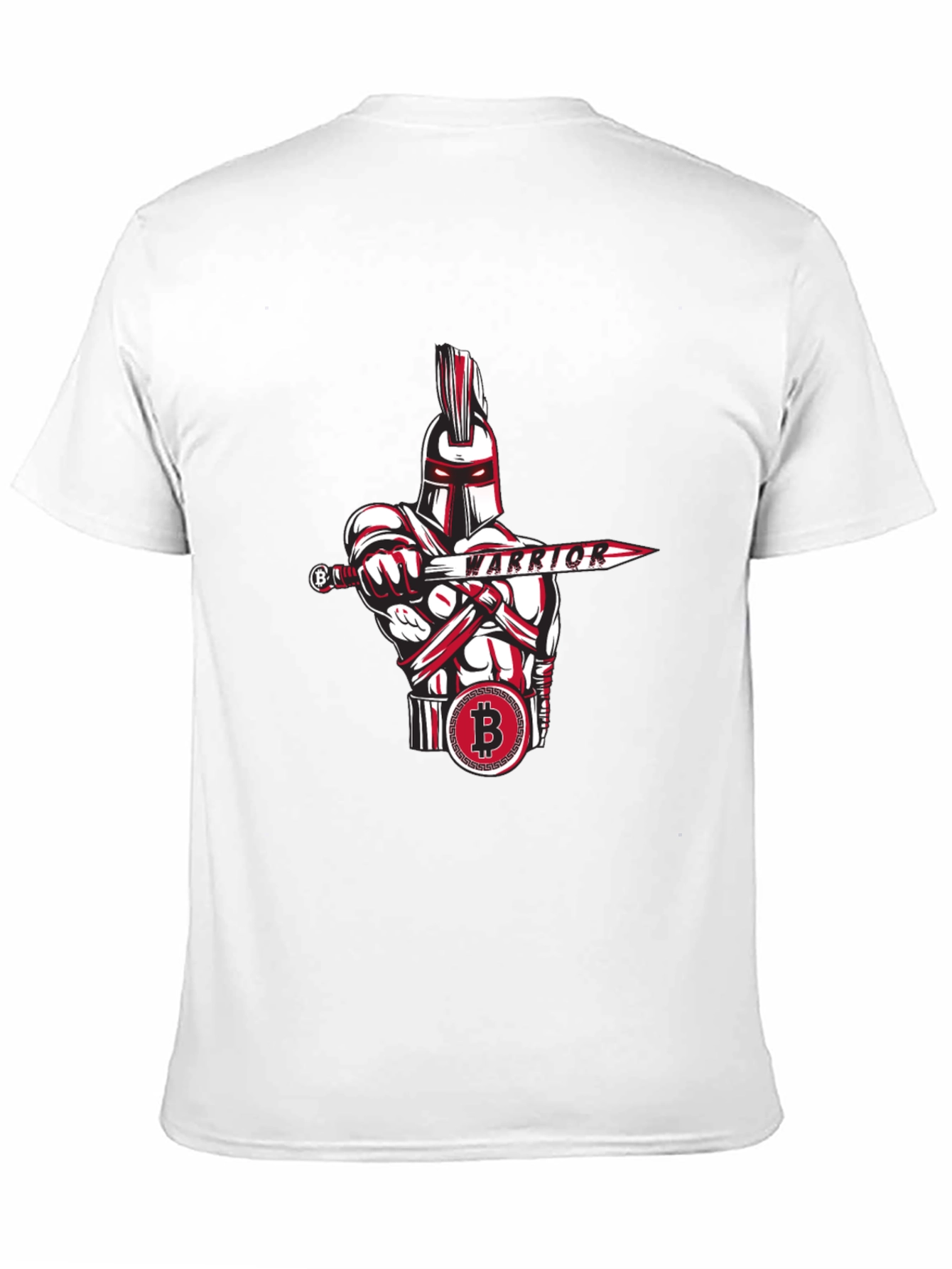 Black Bitcoin Warrior Graphic Tee - Crypto Enthusiast Apparel view 11