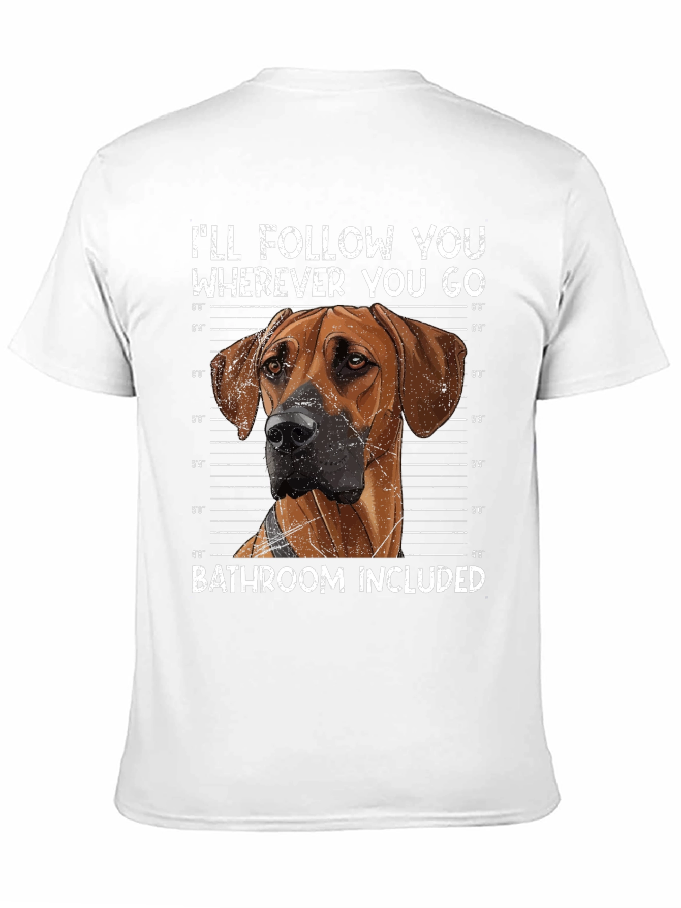 Black Dog Lover T-Shirt - I'll Follow You view 11