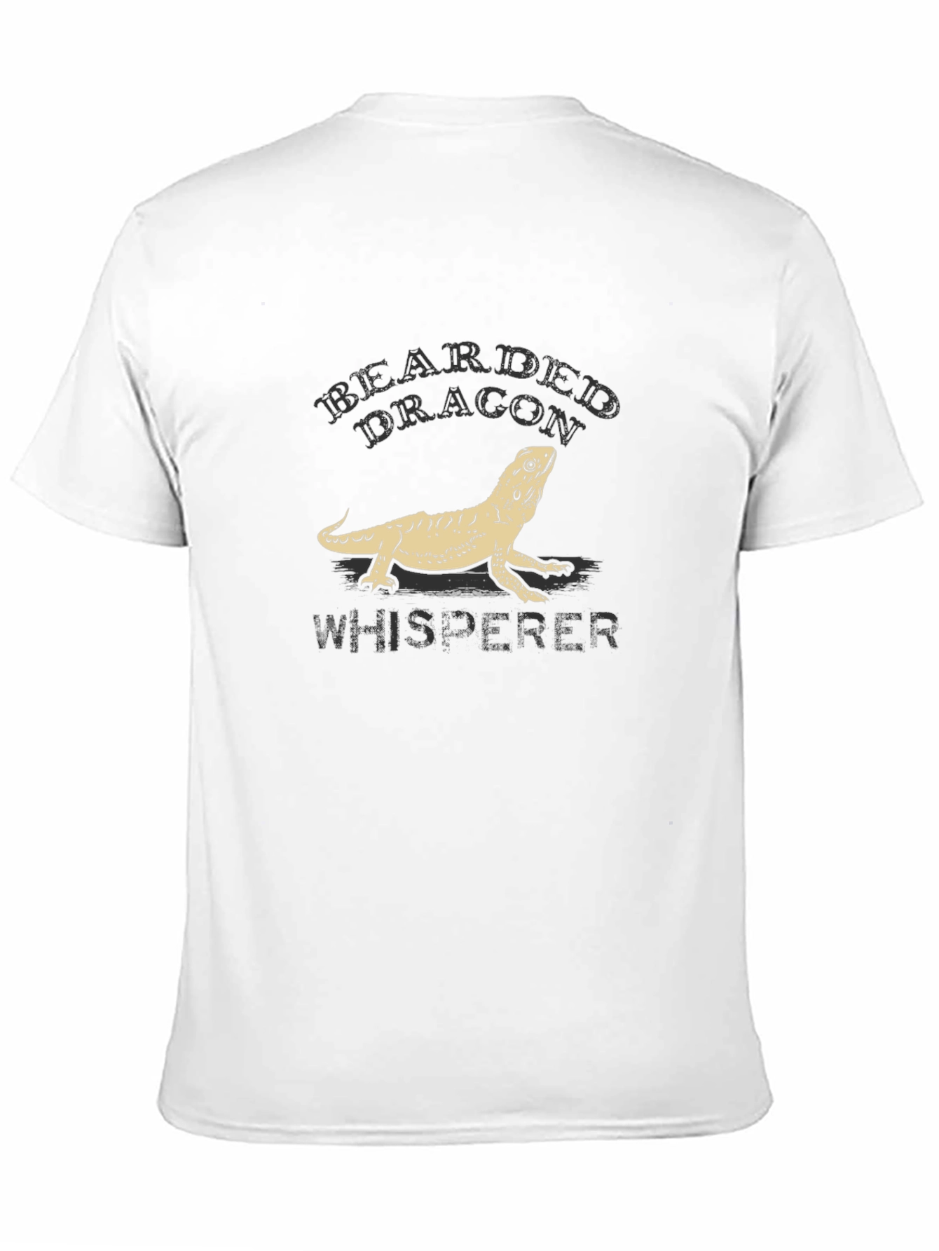 Black Bearded Dragon Whisperer Graphic T-Shirt view 11