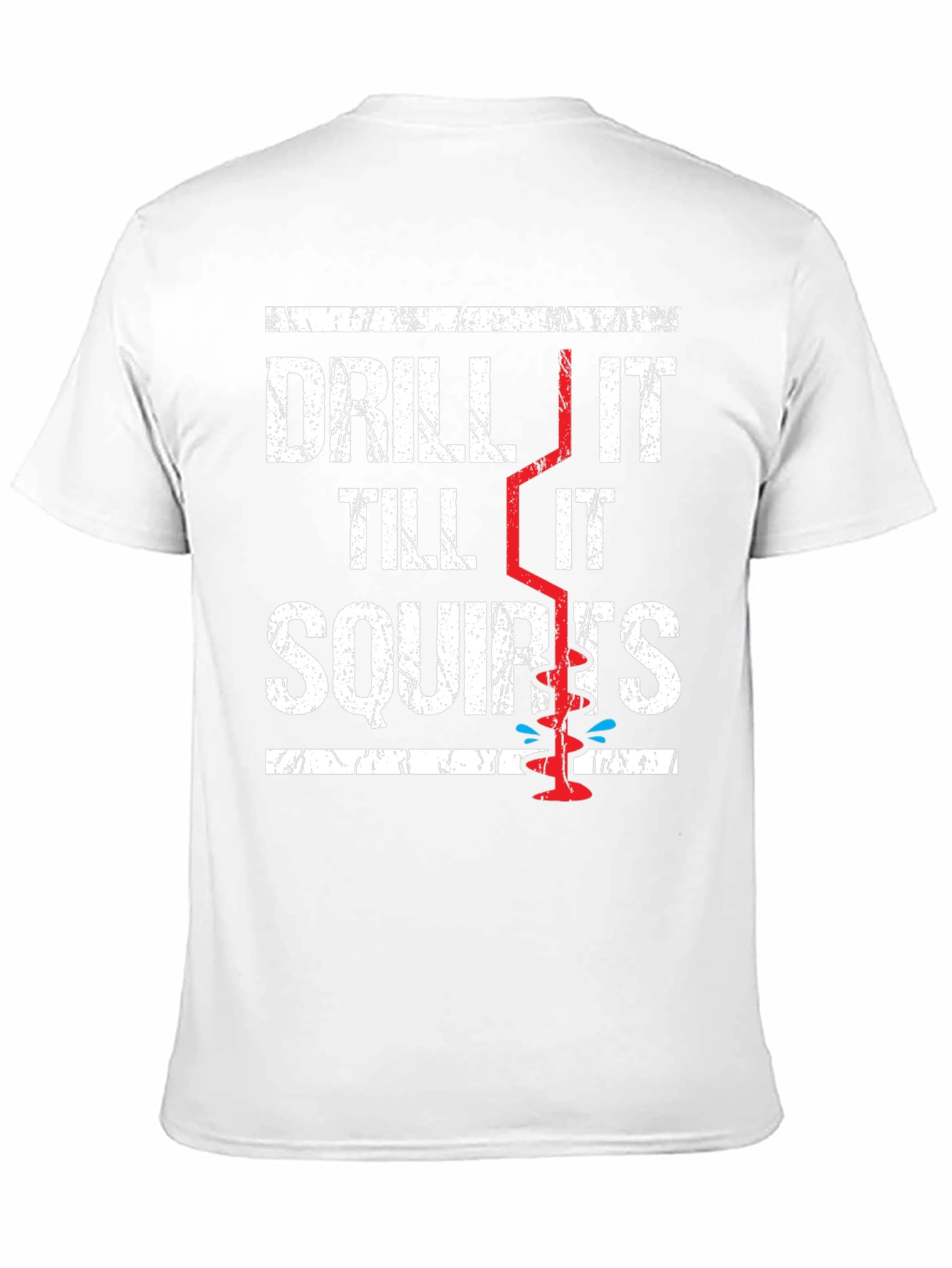 Black Drill It Till It Squirts Graphic T-Shirt view 11