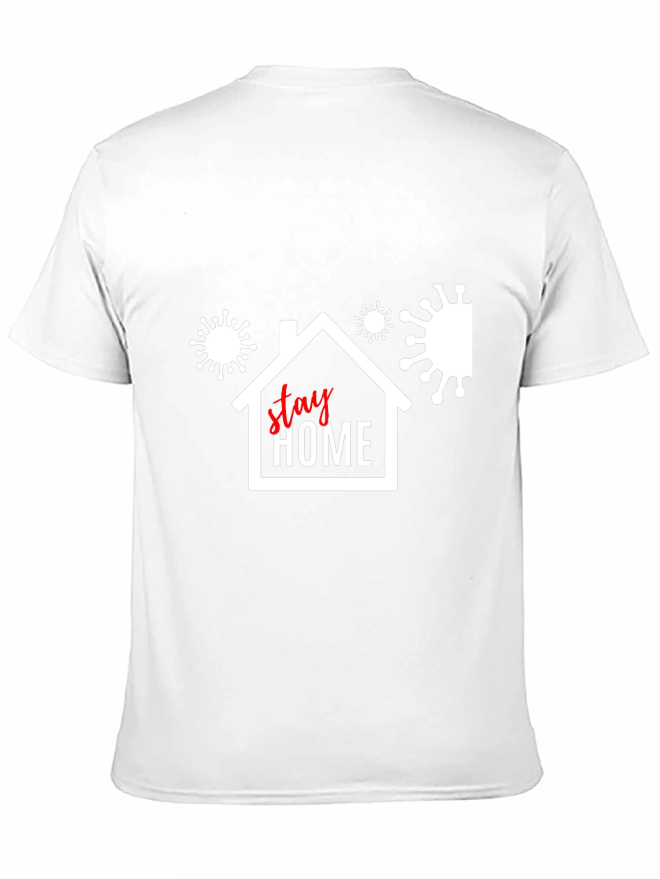 Black Stay Home Black T-Shirt - Protect Yourself, Protect Others view 11