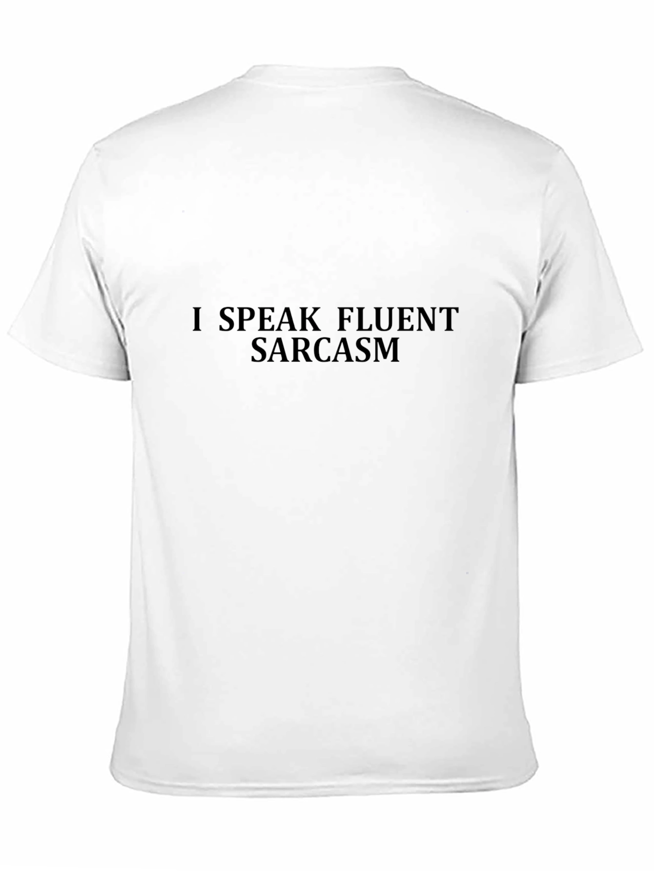 Black Fluent Sarcasm Black T-Shirt view 11