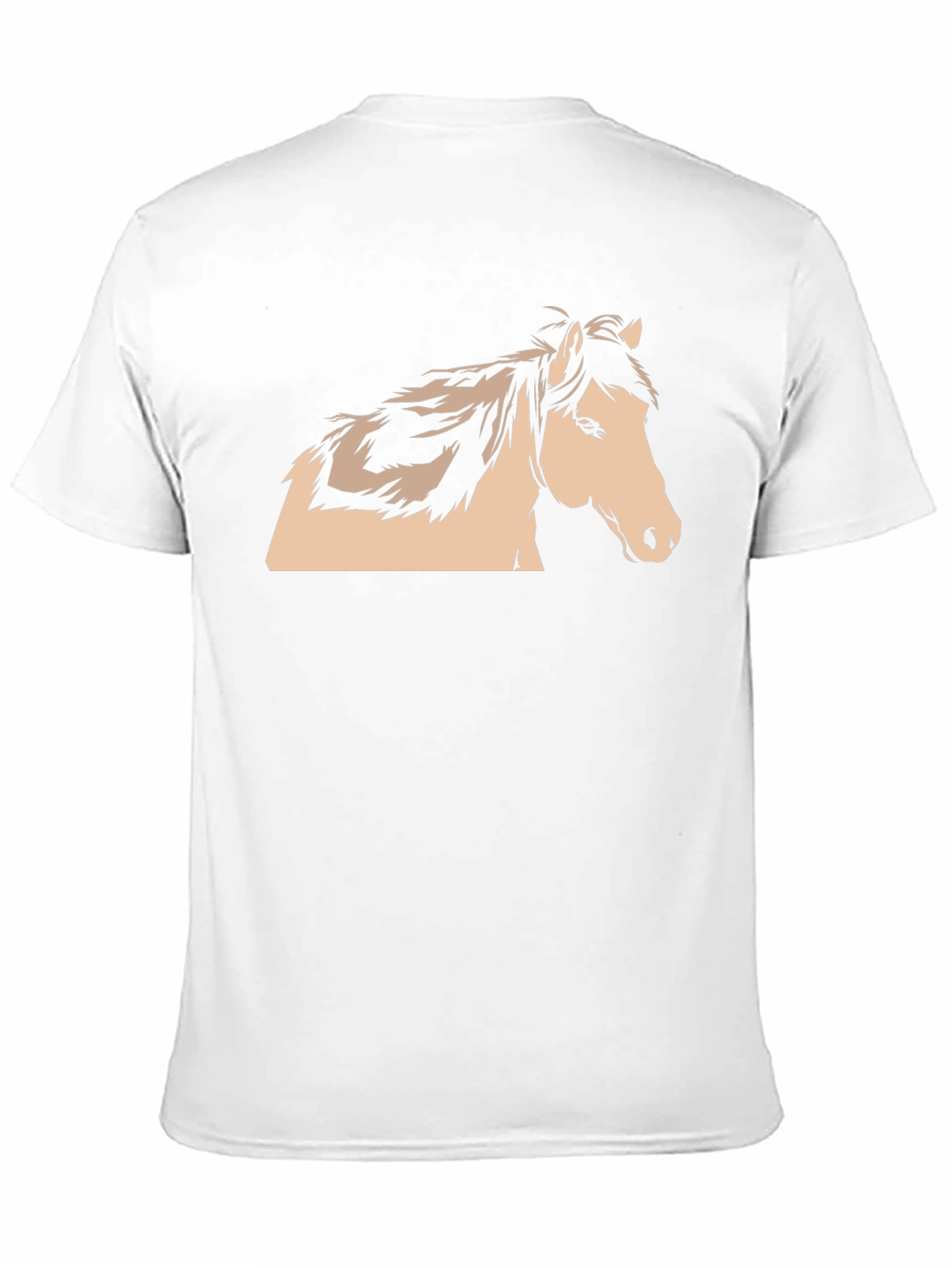 Horse Graphic Tee - Men's Short Sleeve Crewneck T-Shirt - 11