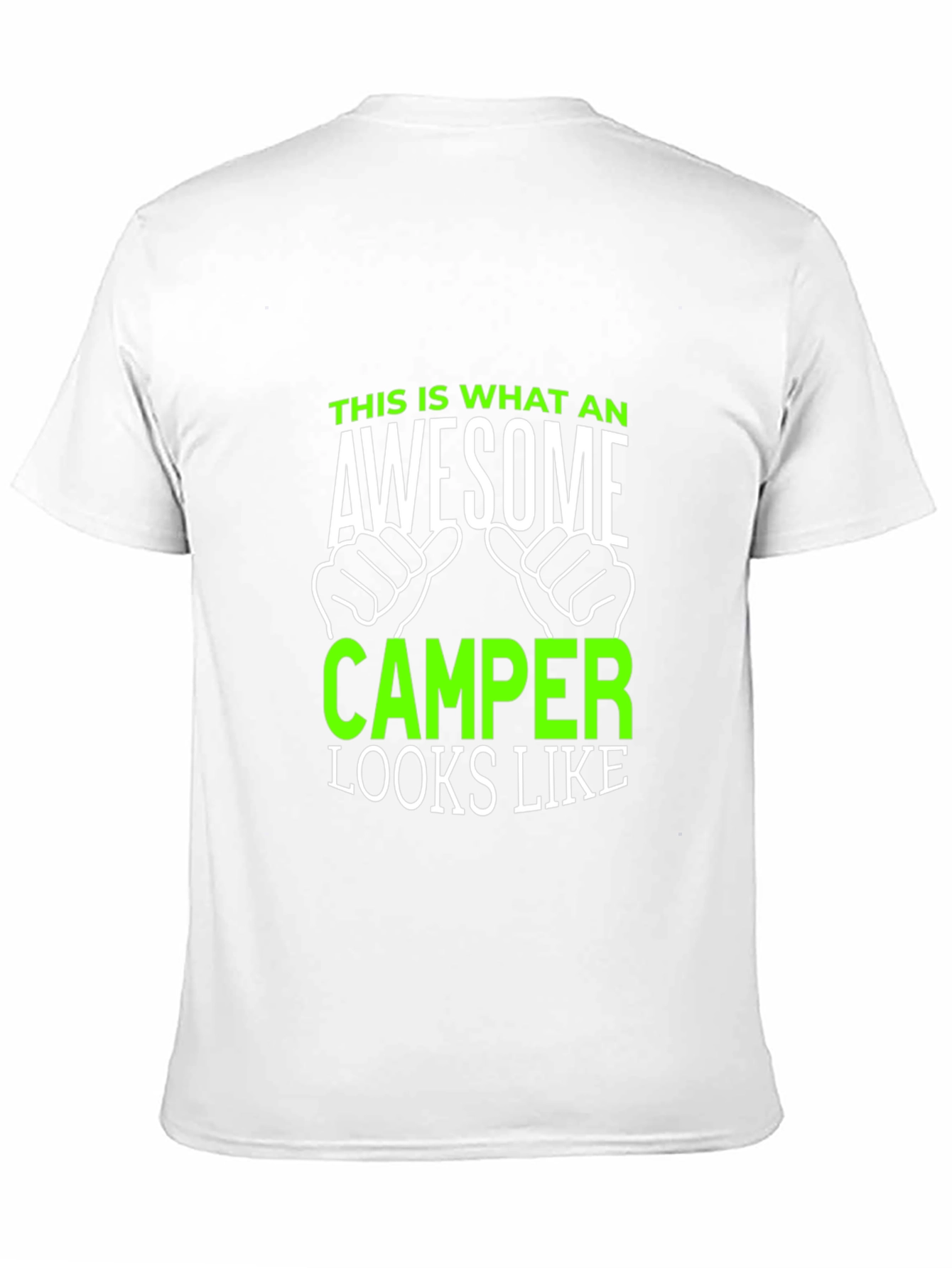 Black Awesome Camper T-Shirt - Gift for Camping Lovers view 11