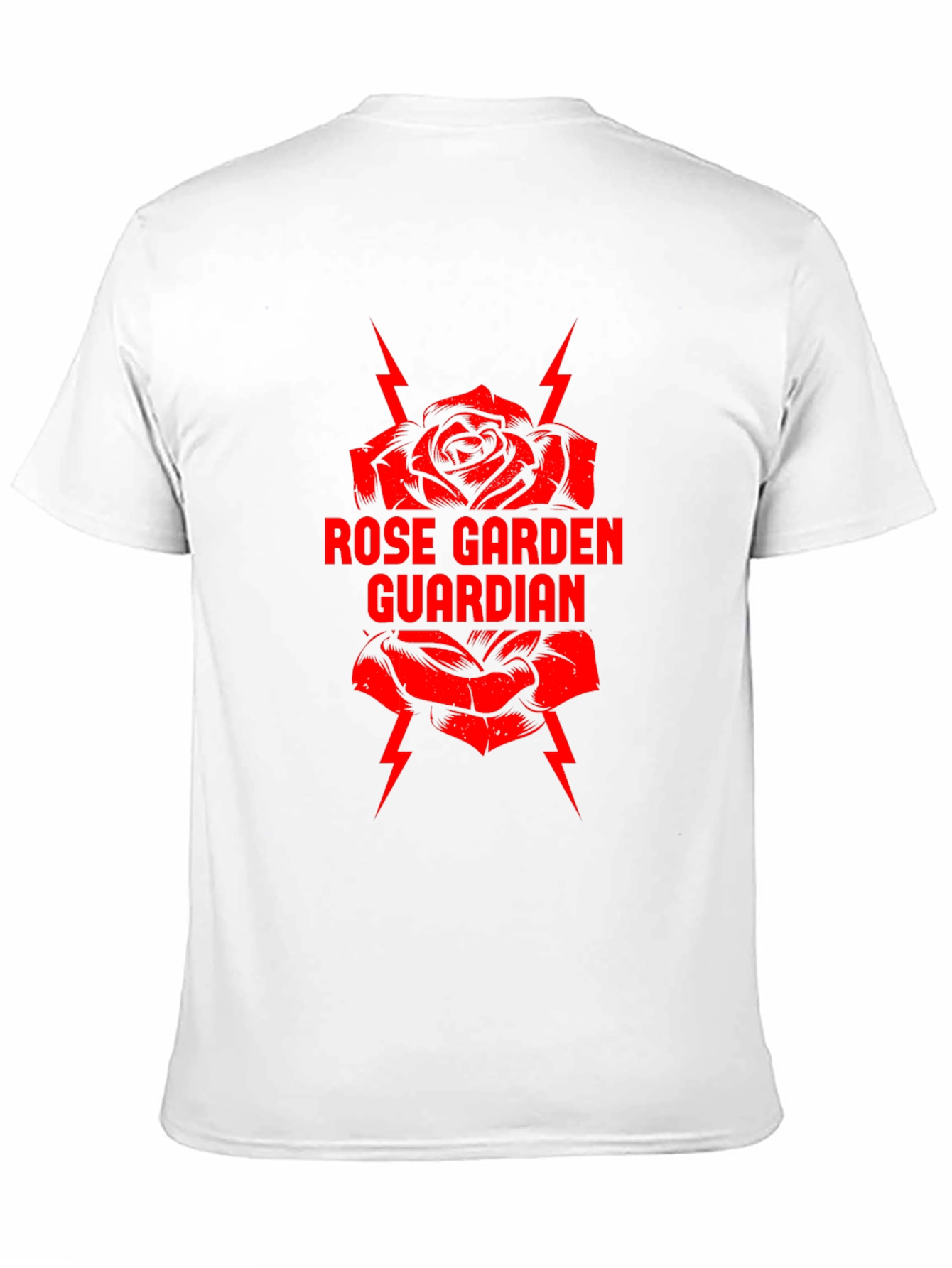 Black Rose Garden Guardian T-Shirt - Black Graphic Tee view 11