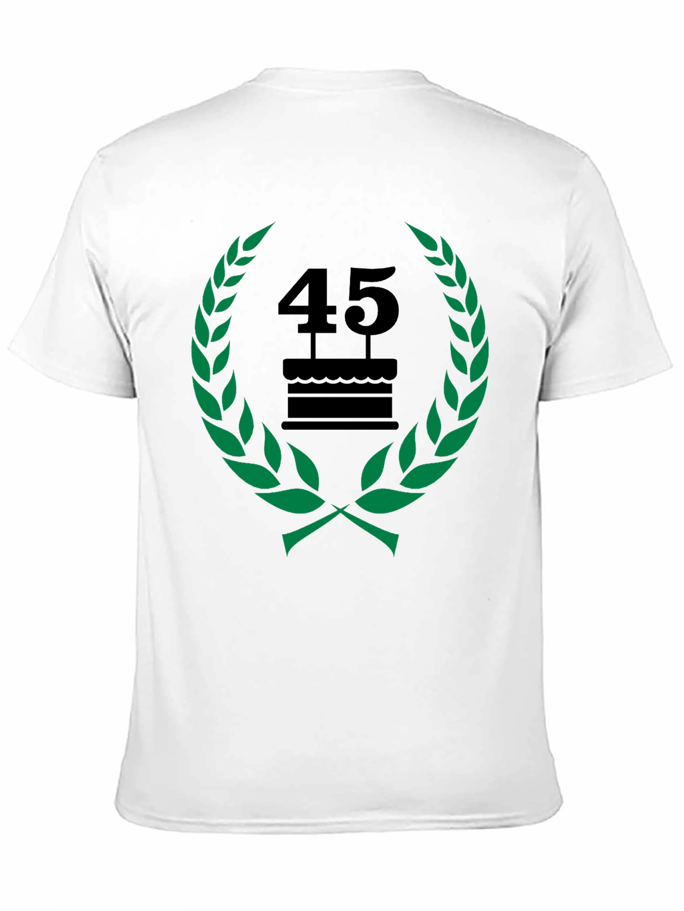 Black 45th Birthday Celebration T-Shirt - Black view 11