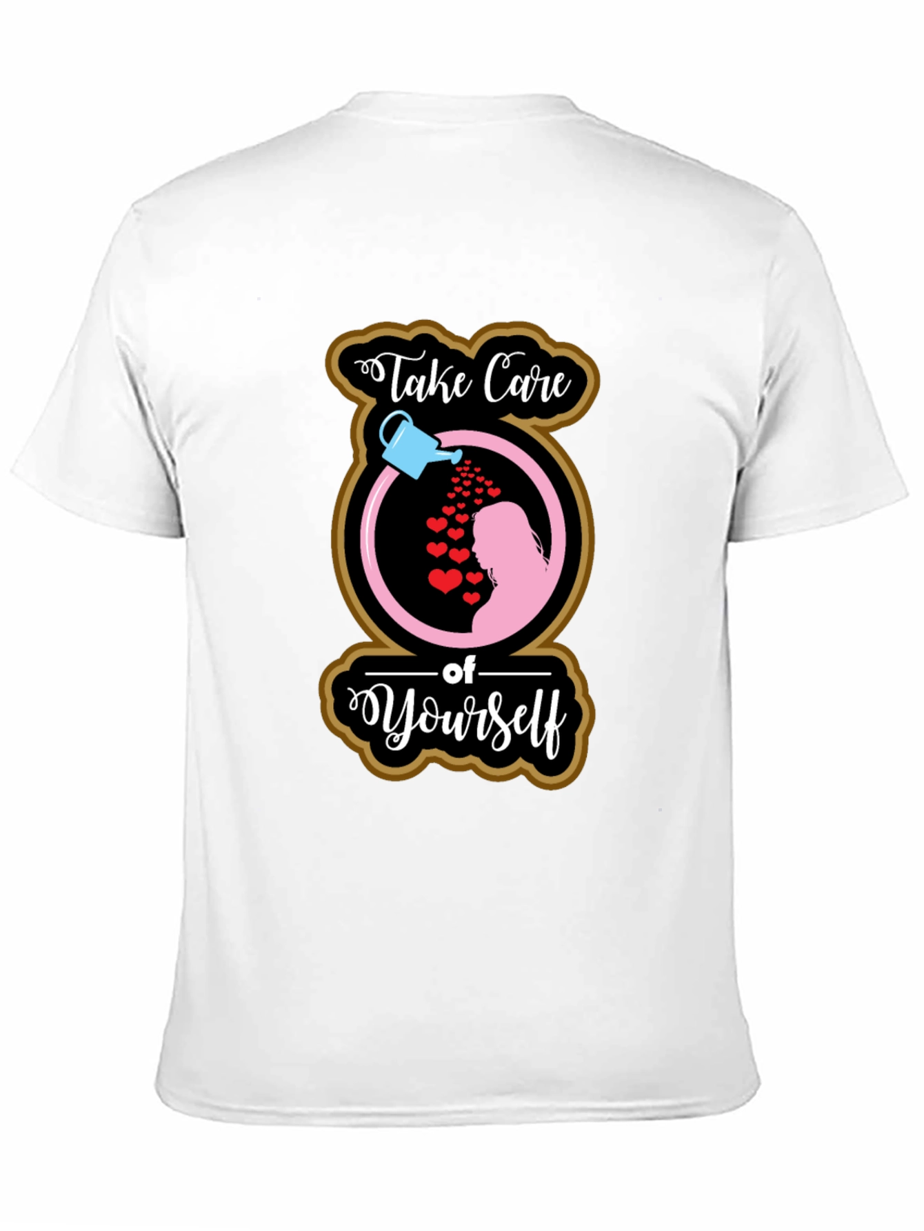 Black Take Care of Yourself Graphic Tee view 11