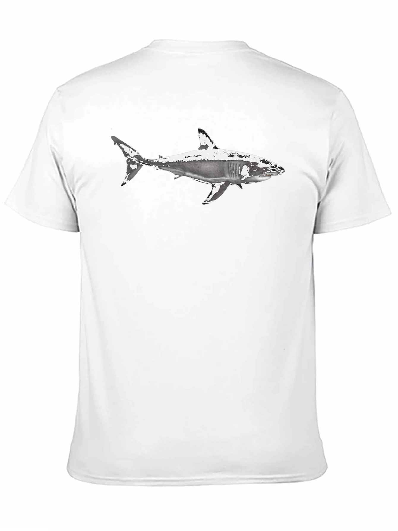 Black Shark Graphic Black T-Shirt view 11
