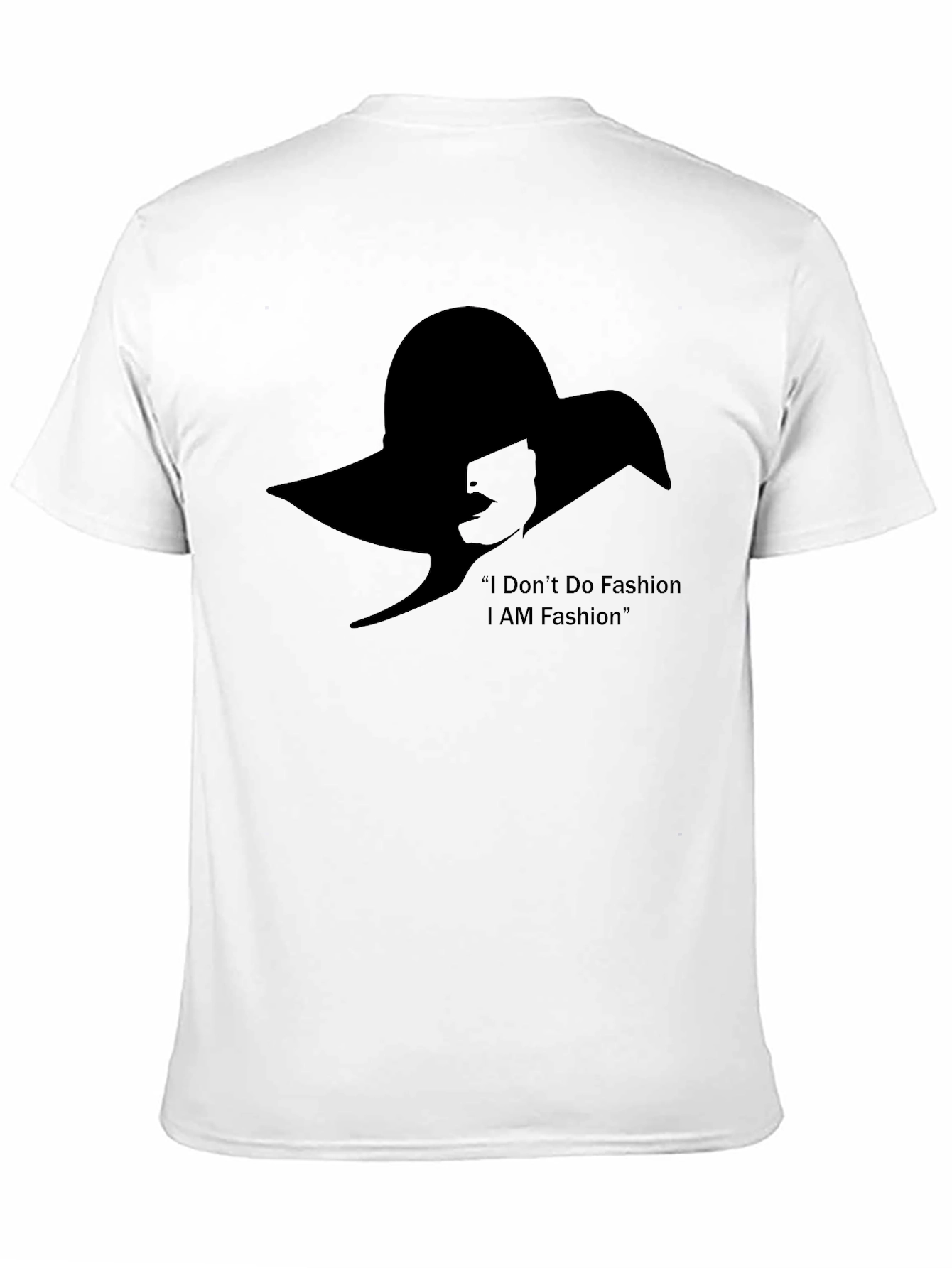 Black I AM Fashion T-Shirt - Stylish Silhouette Tee view 11