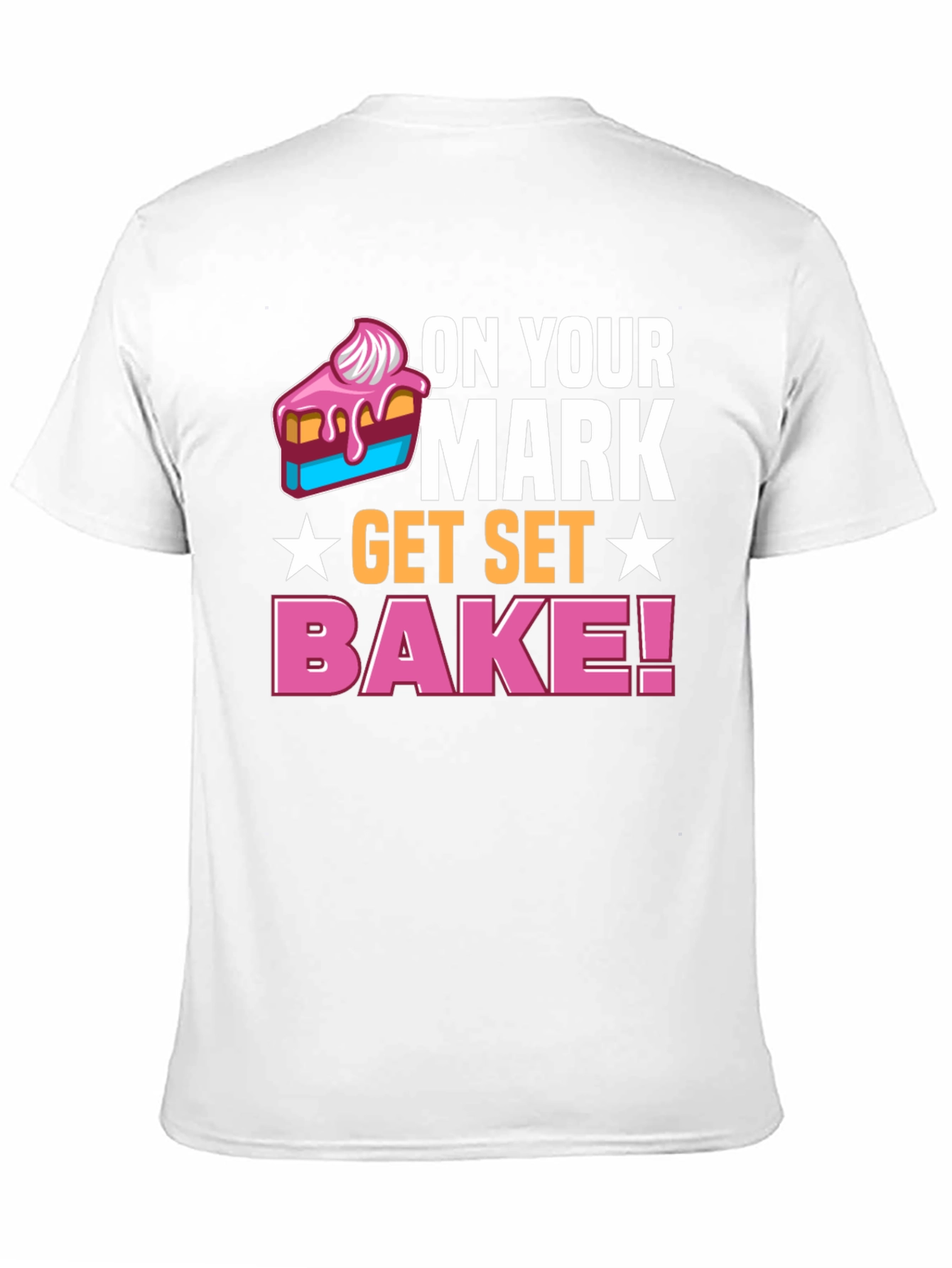 Black On Your Mark Get Set Bake! T-Shirt view 11
