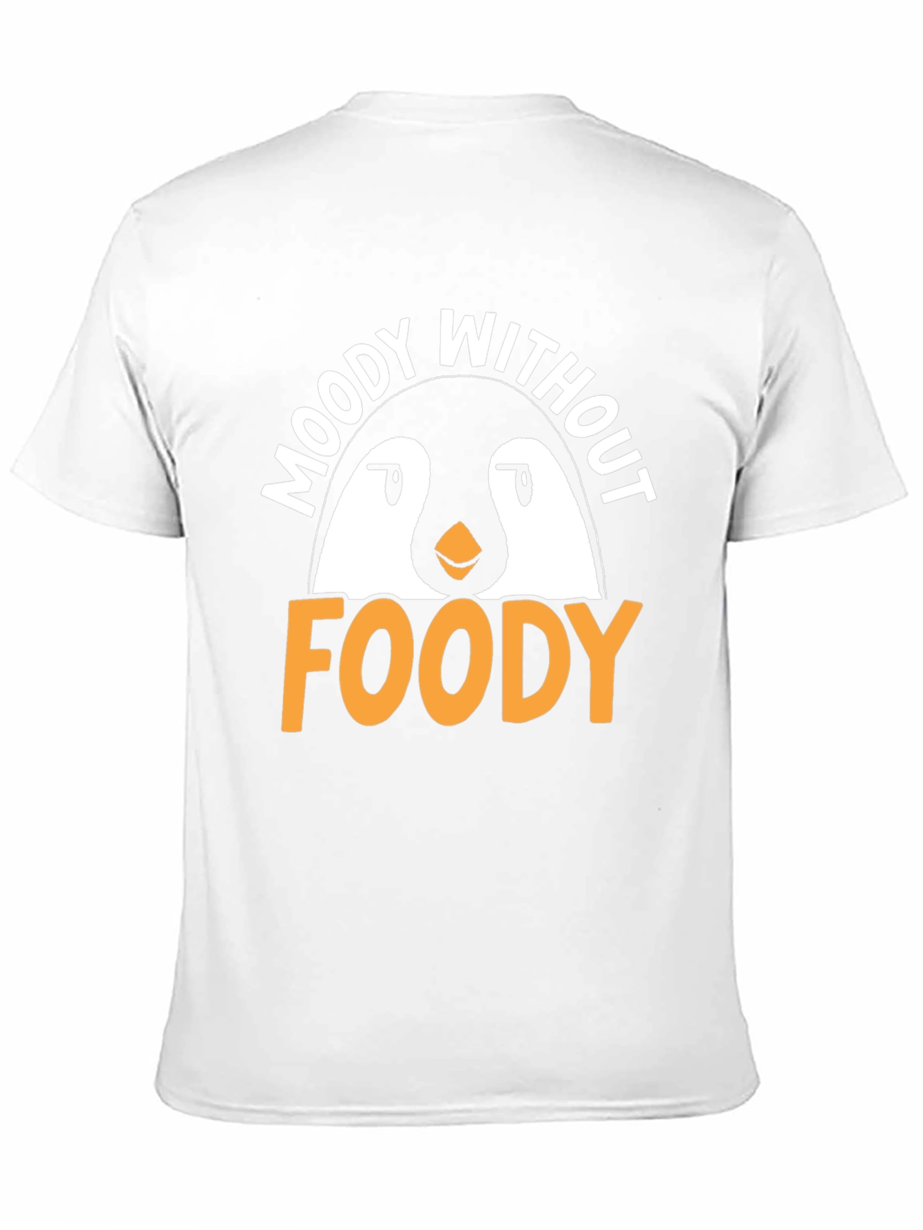 Black Moody Without Foody Penguin Graphic T-Shirt view 11