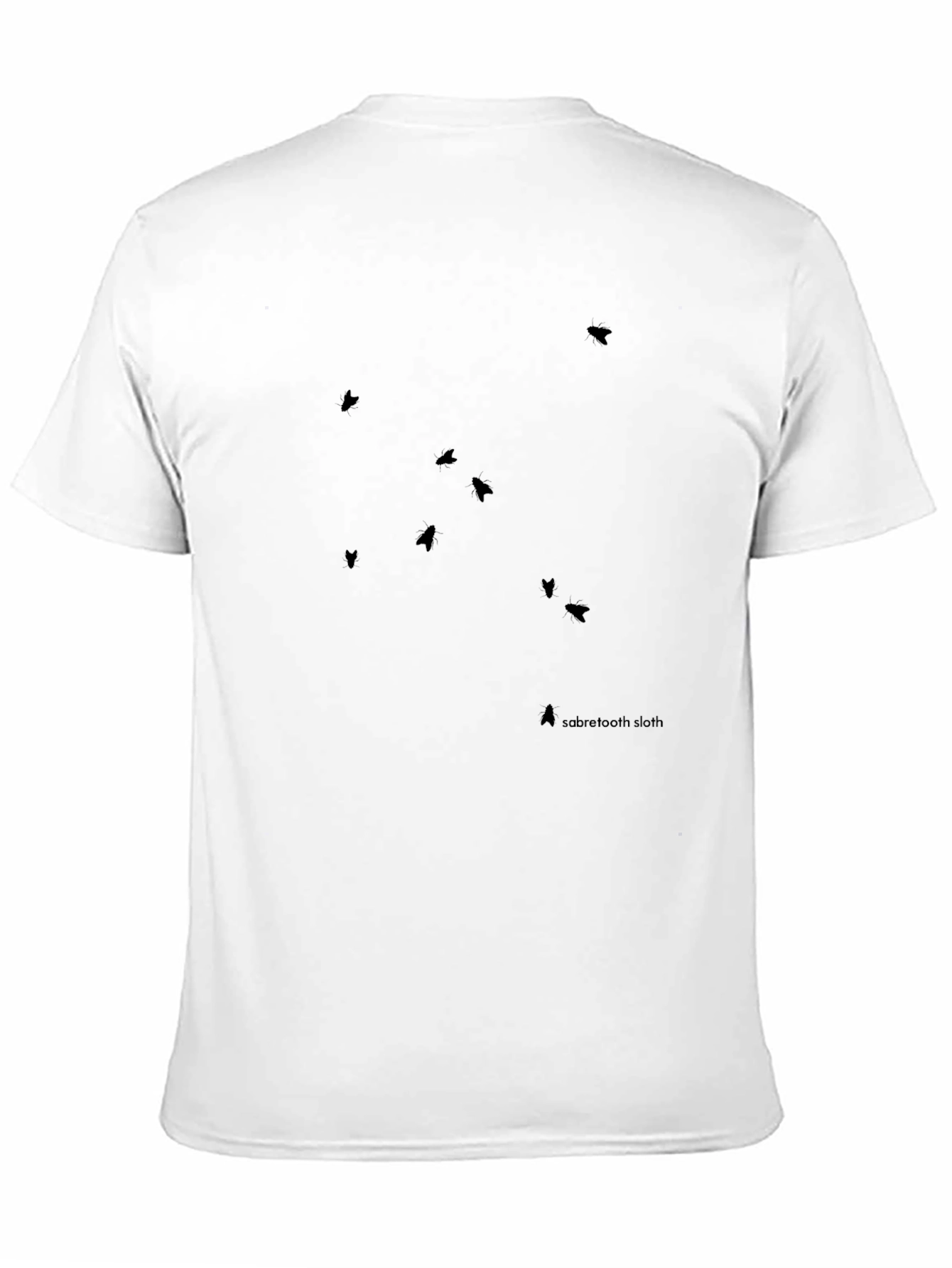 Black Modern Black T-Shirt with Minimalist Graphic Design view 11