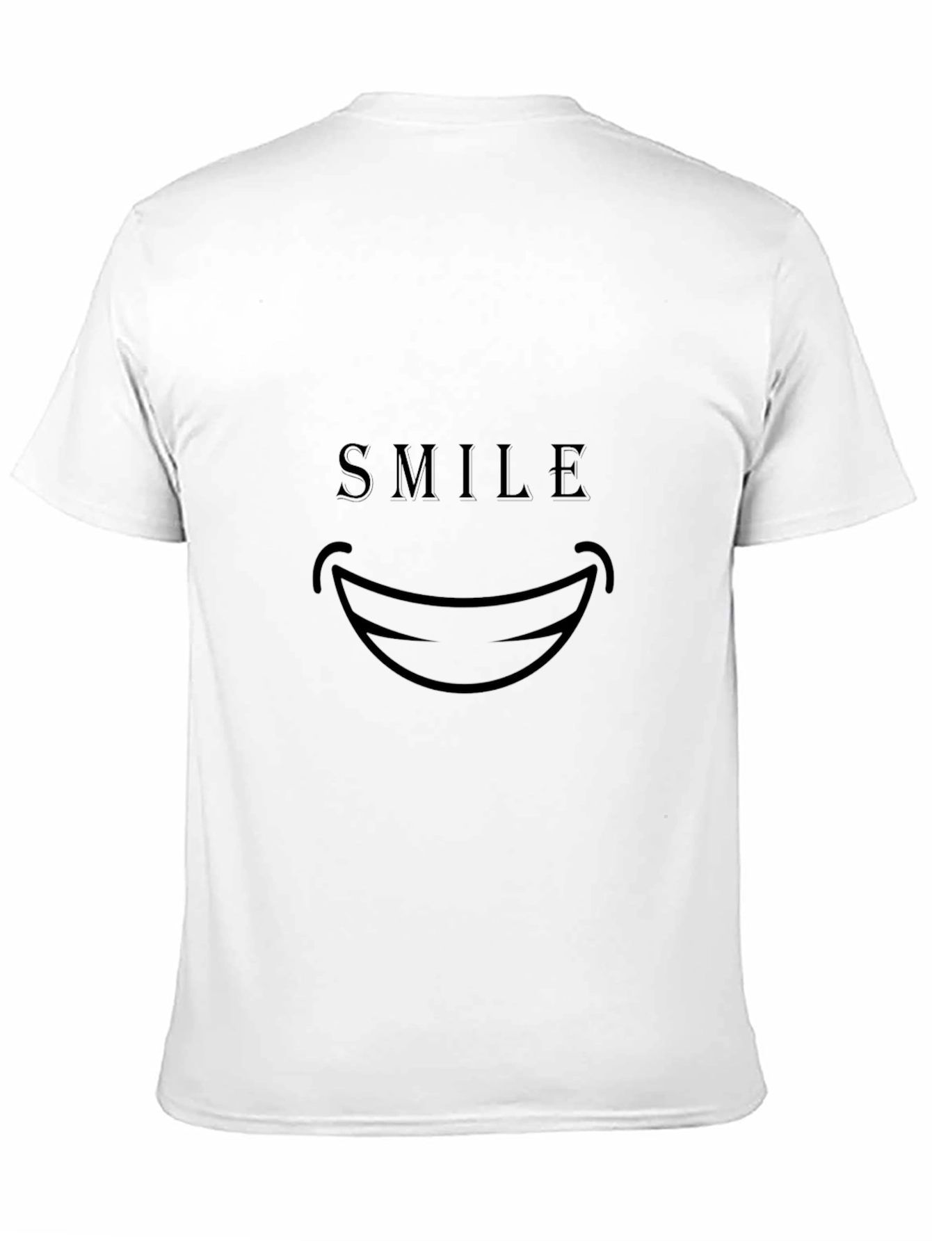 Black Smile Graphic Black T-Shirt view 11
