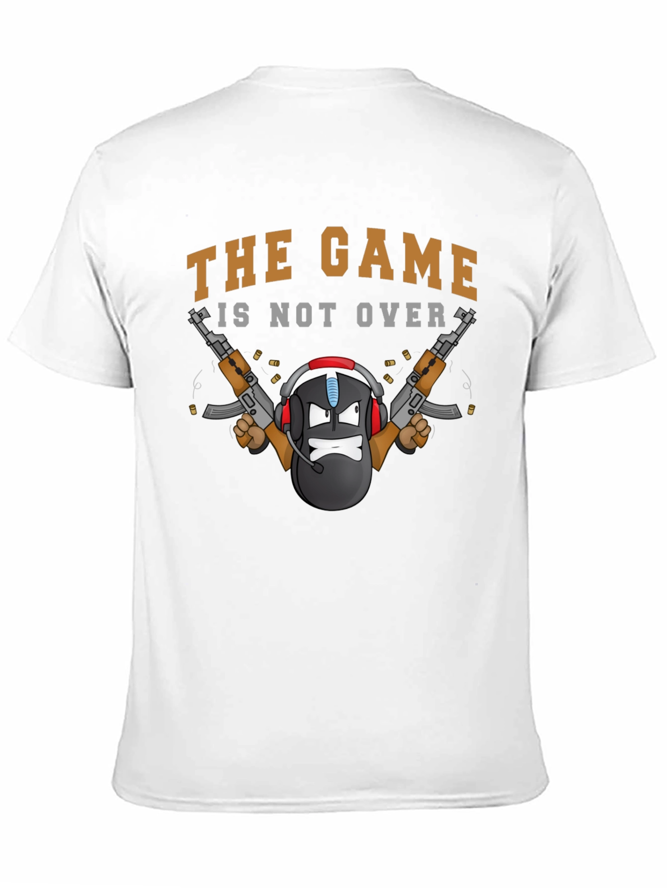 Black The Game Is Not Over T-Shirt view 11