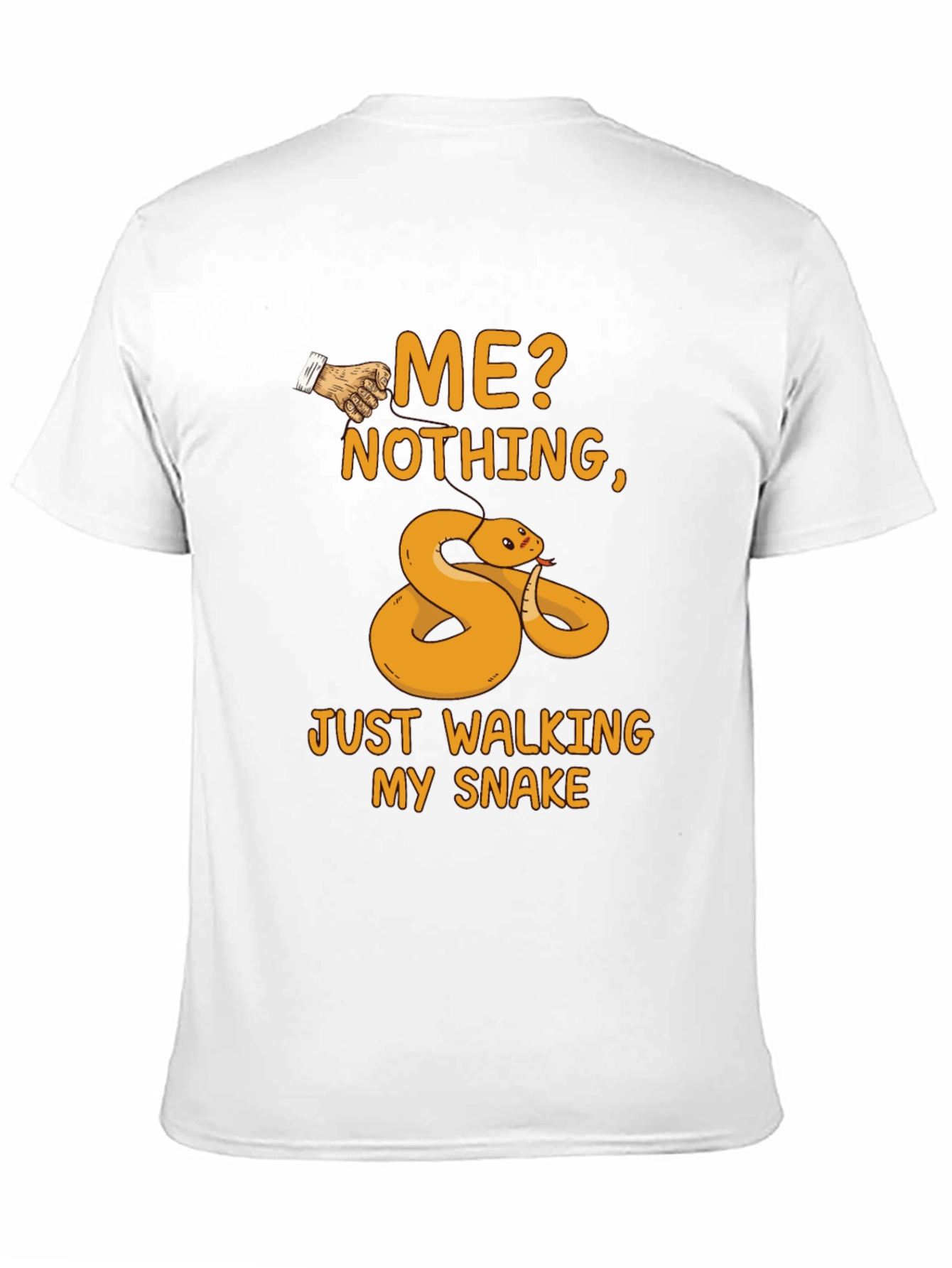 Black Walking My Snake Graphic Tee view 11
