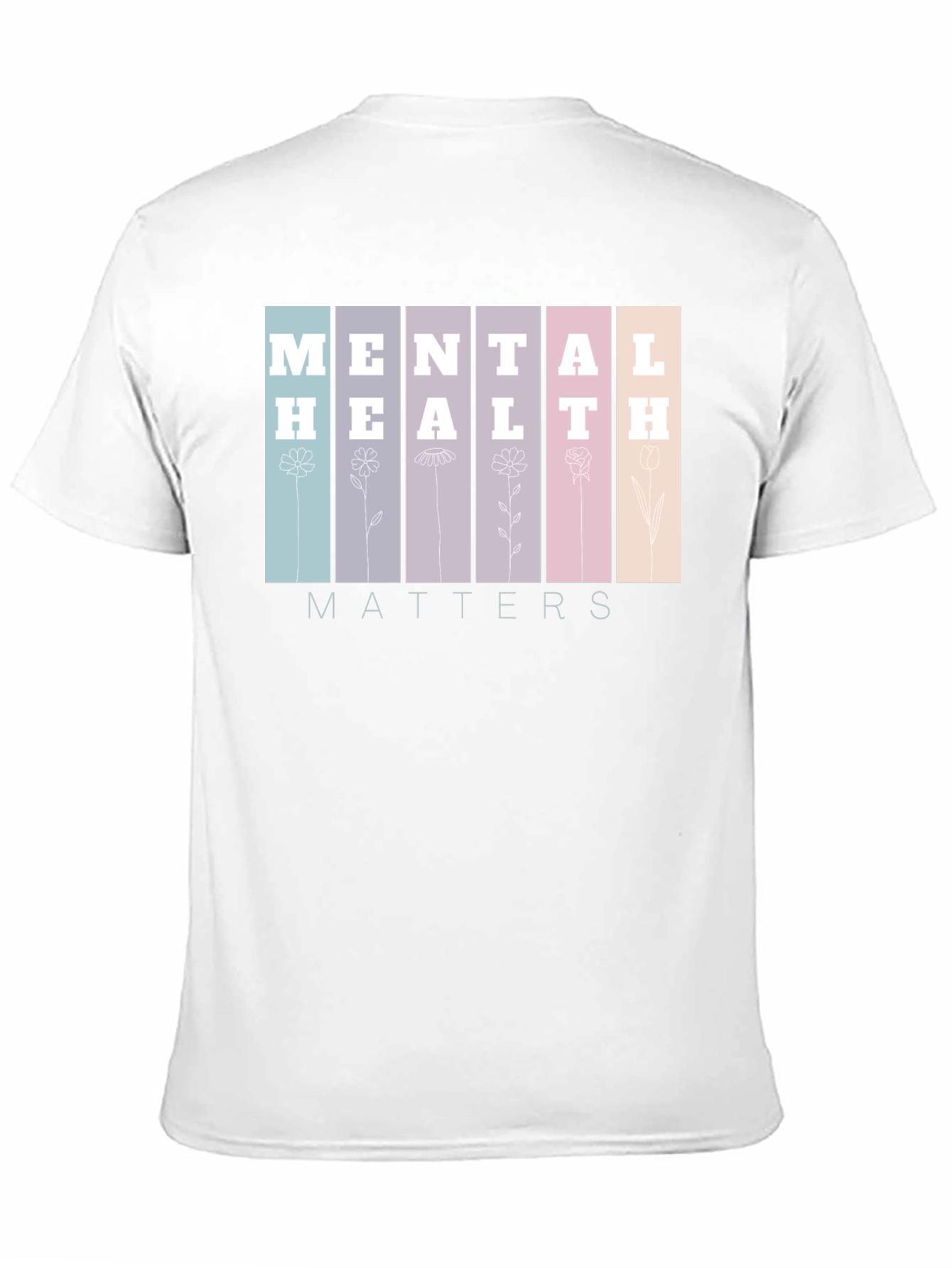 Black Mental Health Matters Black T-Shirt view 11