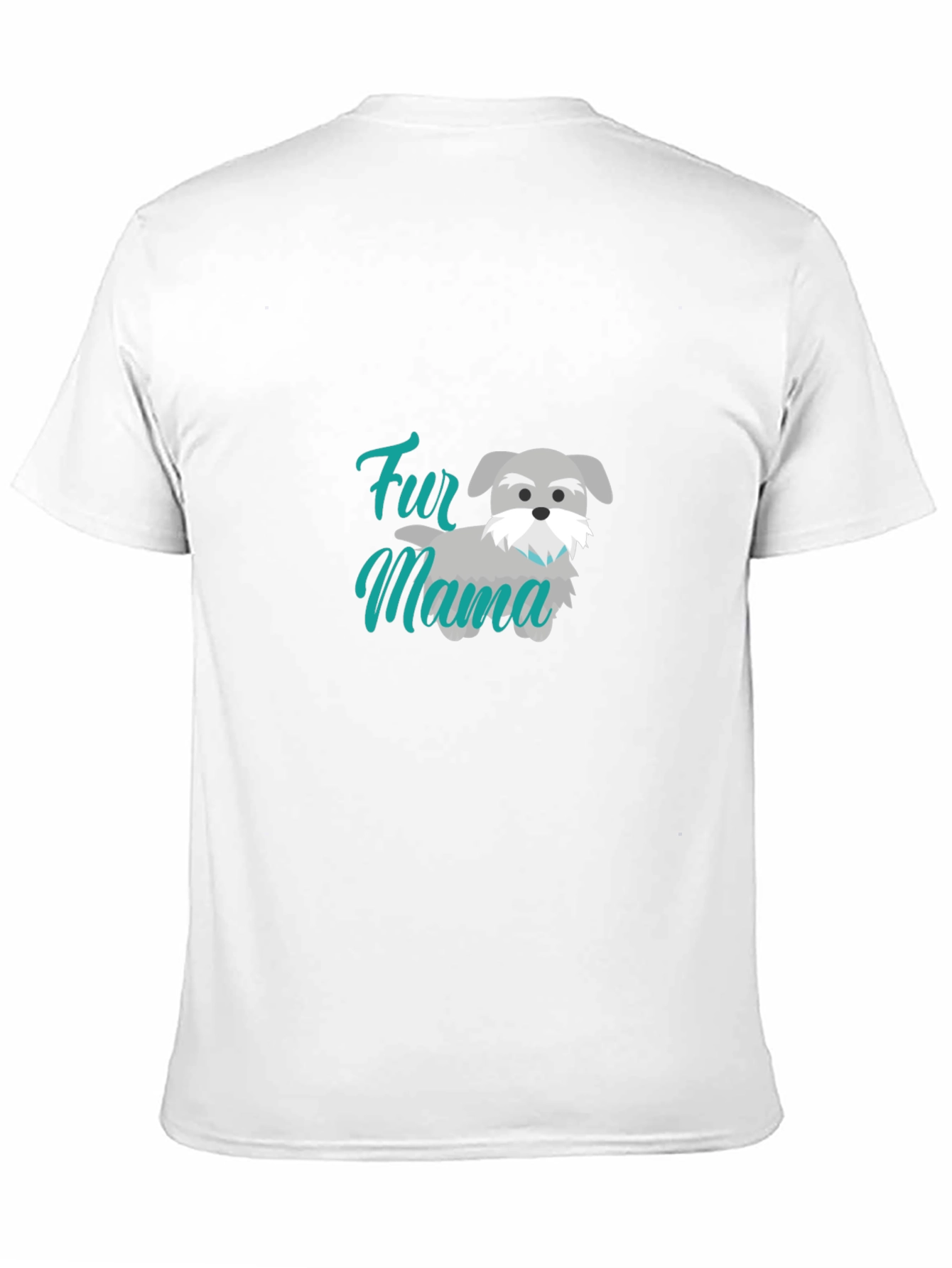 Black Fur Mama Dog Lover T-Shirt view 11
