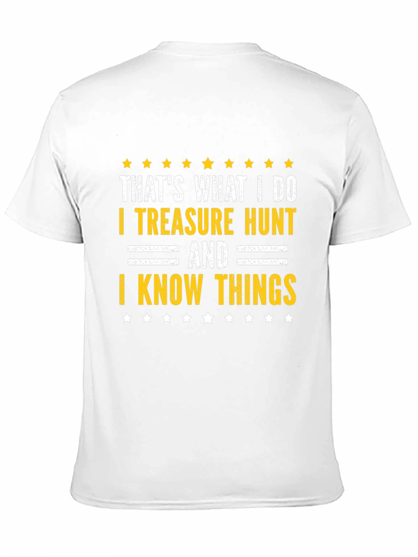 Black Treasure Hunt & Know Things Graphic Tee view 11