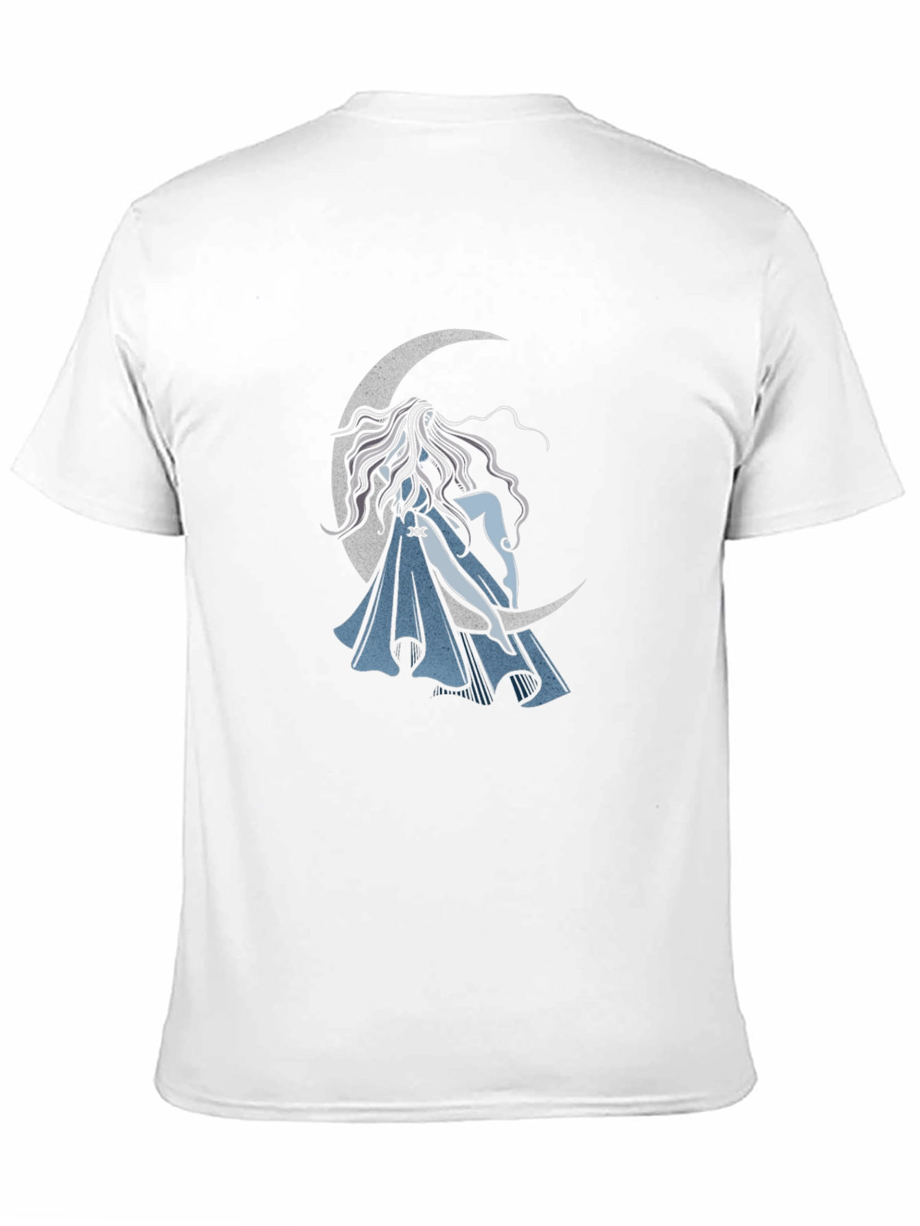 Black Mystic Moon Maiden Graphic Tee - Black view 11