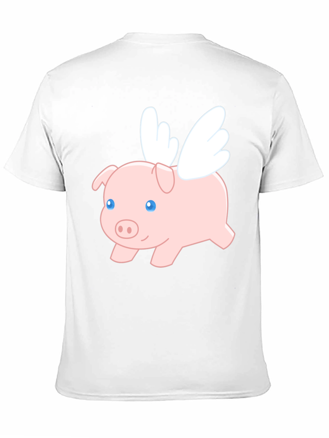 Black Flying Pig Graphic T-Shirt view 11