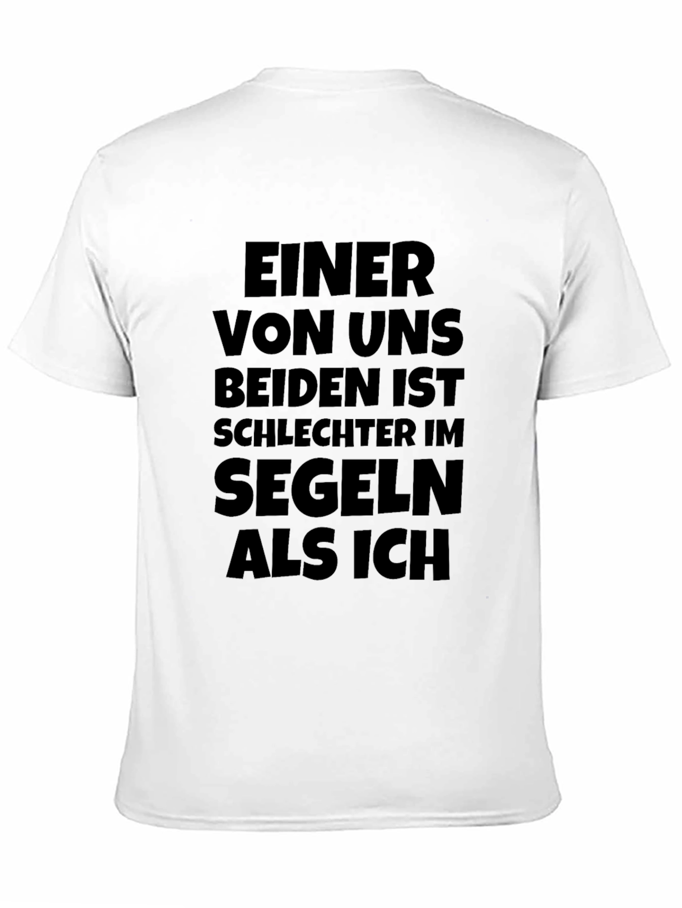 Black Funny German Sailing T-Shirt - Einer Von Uns view 11