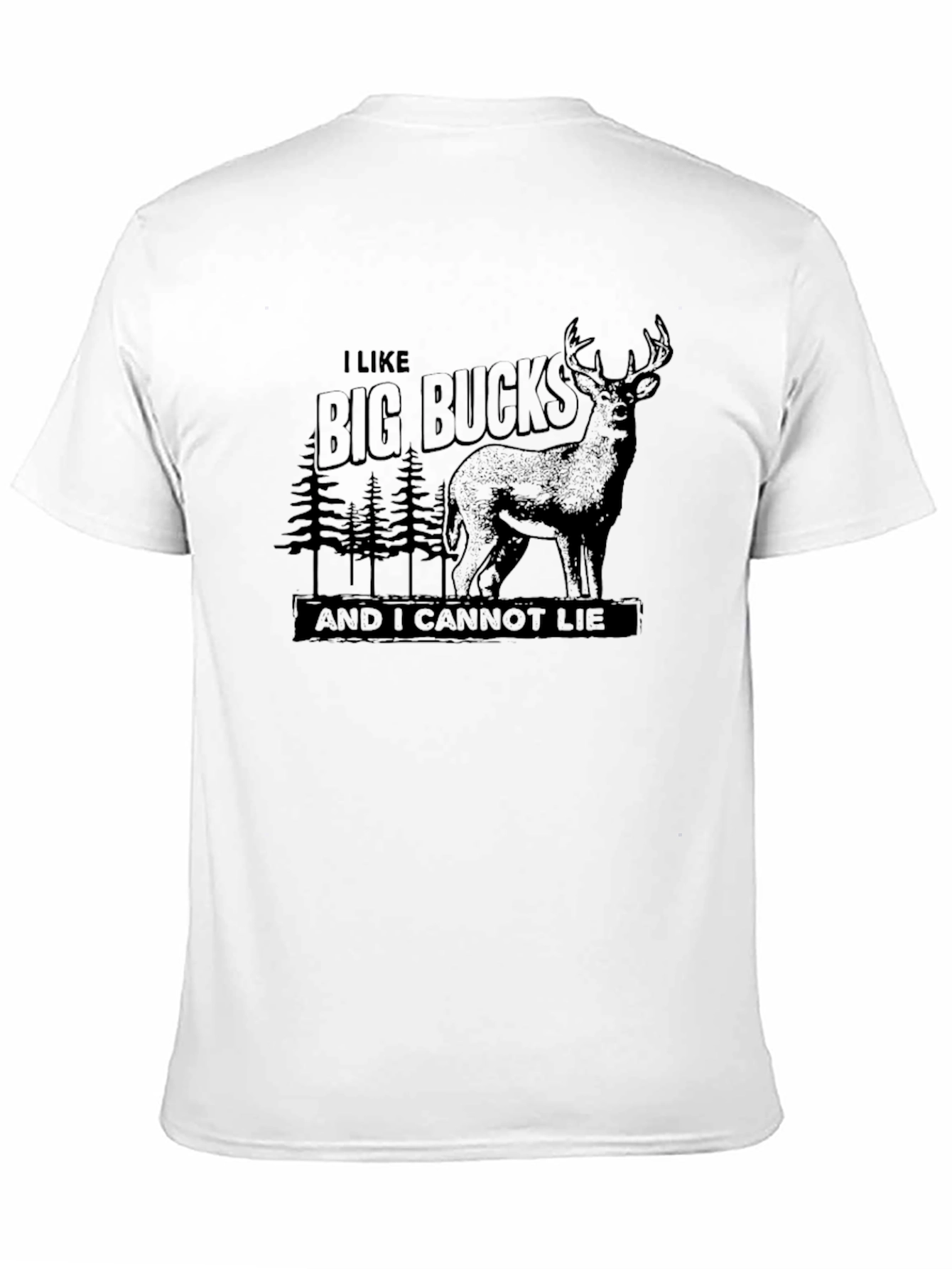 Black I Like Big Bucks T-Shirt - Hunting Season Apparel view 11